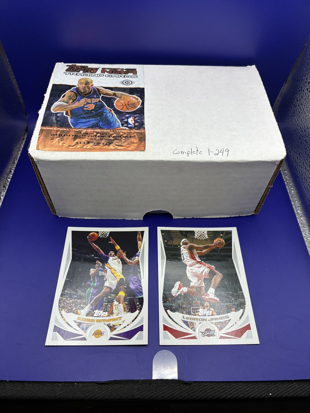 2004-05 Topps Basketball Complete Set Lebron James Kobe + RCs & Checklists 1-249