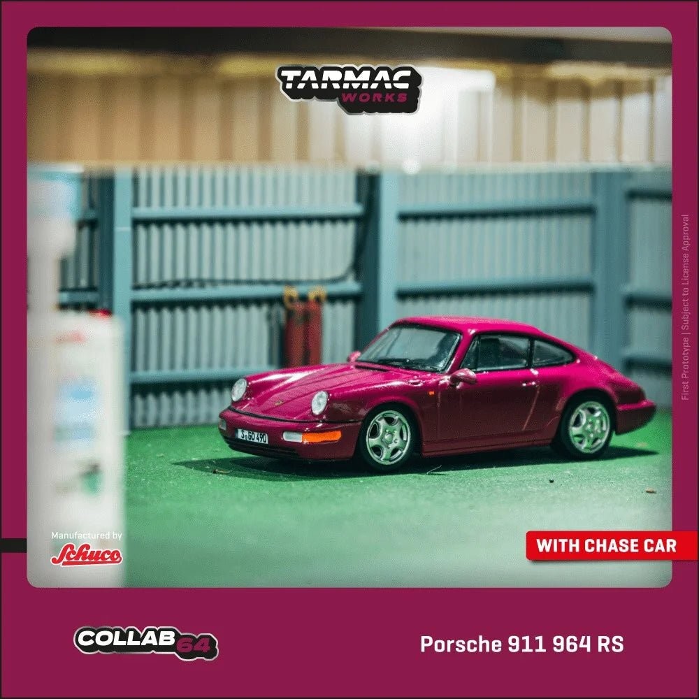 Tarmac Works 1/64 Porsche 911 964 RS Ruby Star