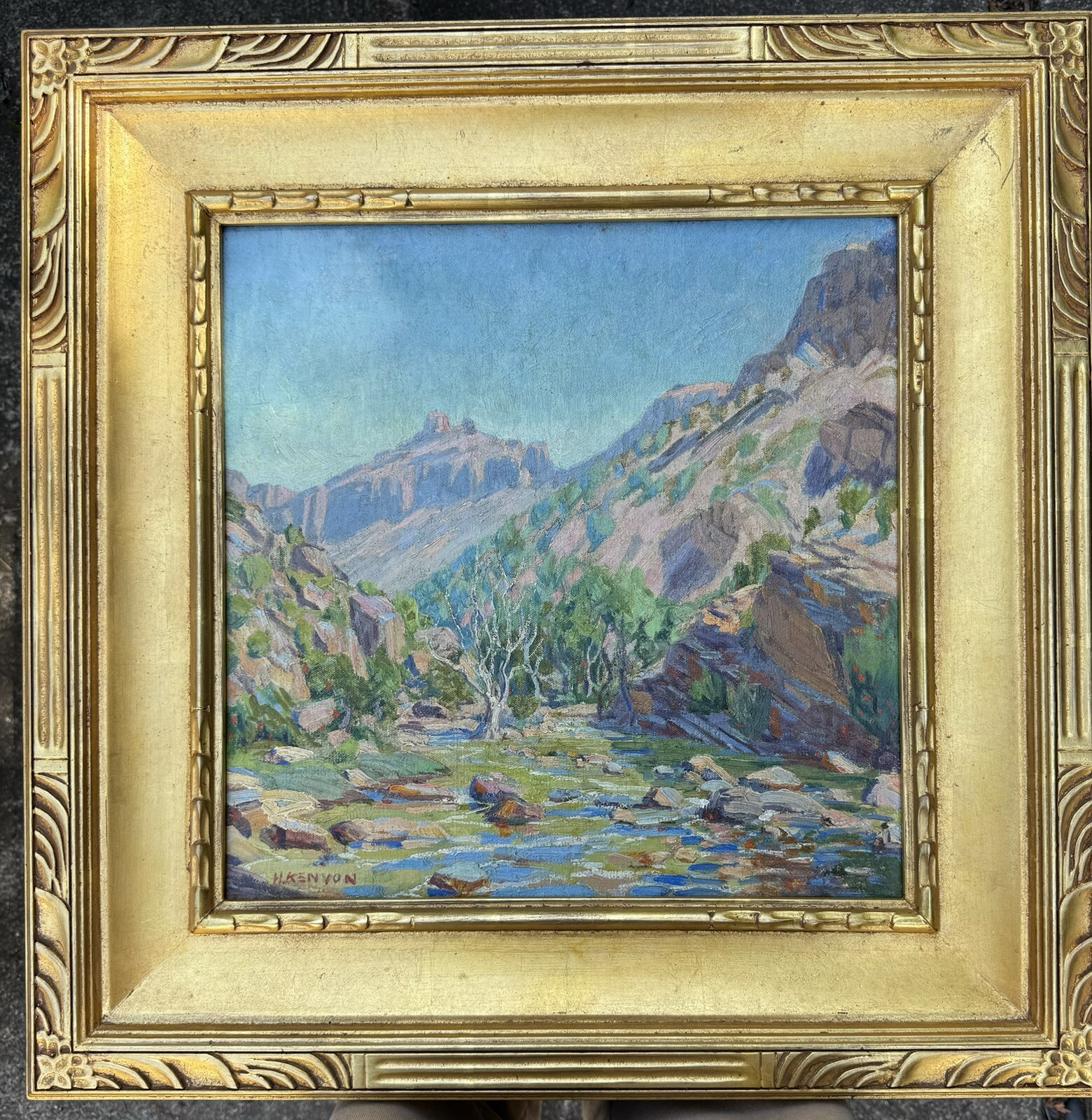 Haidee Kenyon (American, 1876-1944) Original Art California Landscape