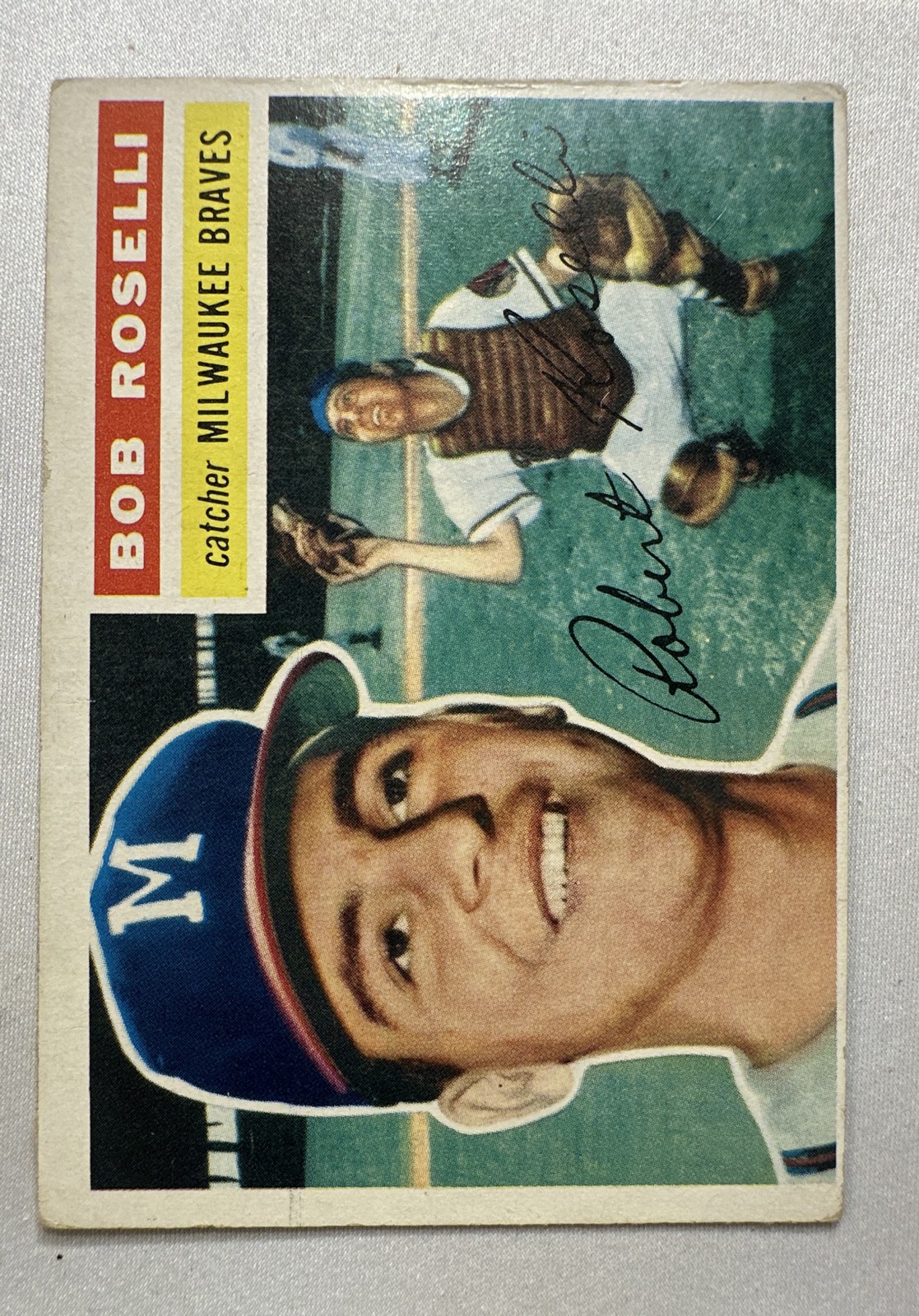 1956 Topps - Bob Roselli #131 White Back (RC) Rare 1956 Topps - Bob Roselli #131 White Back (RC) Rare