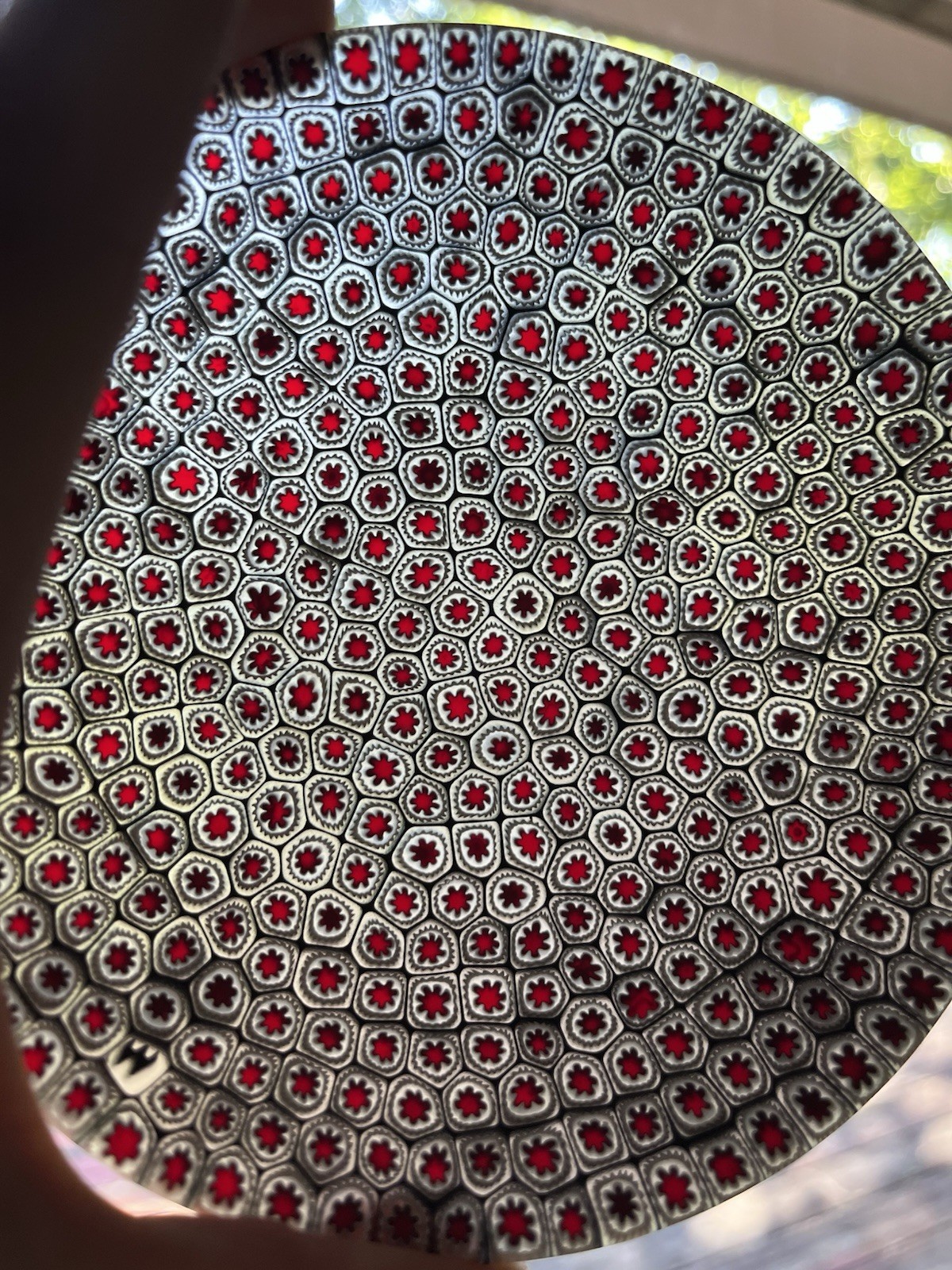RARE Ercole Moretti Mirrine Millefiori Glass Dish - Murano, Italy - Marked ‘M’ RARE Ercole Moretti Mirrine Millefiori Glass Dish - Murano, Italy - Marked ‘M’