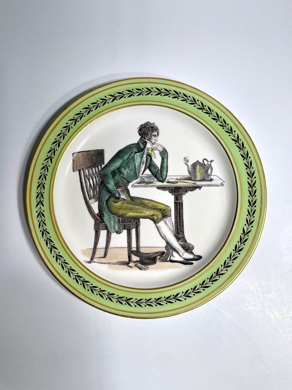 Rare Vintage Mottahedeh Designs Italy Creil et Montereau 8.25 Rare Vintage Mottahedeh Designs Italy Creil et Montereau 8.25