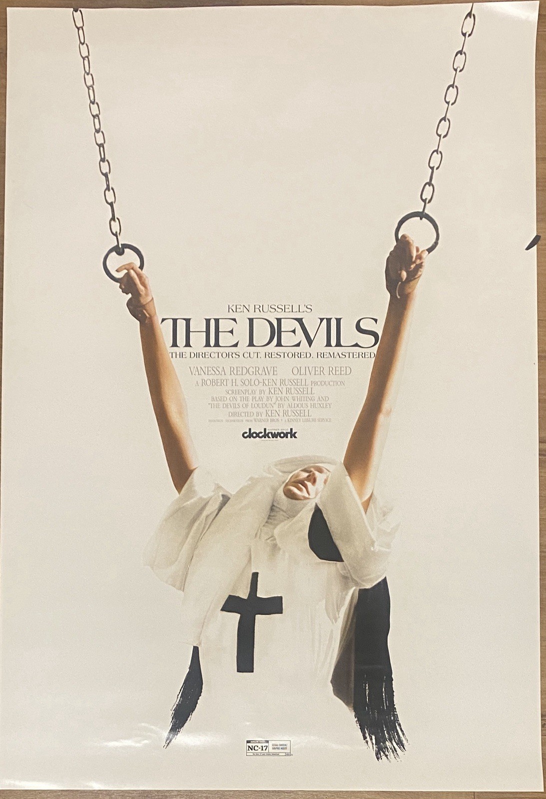 Ken Russell’s The Devils-2026 Remaster Original Movie Poster D/S 27 X 40