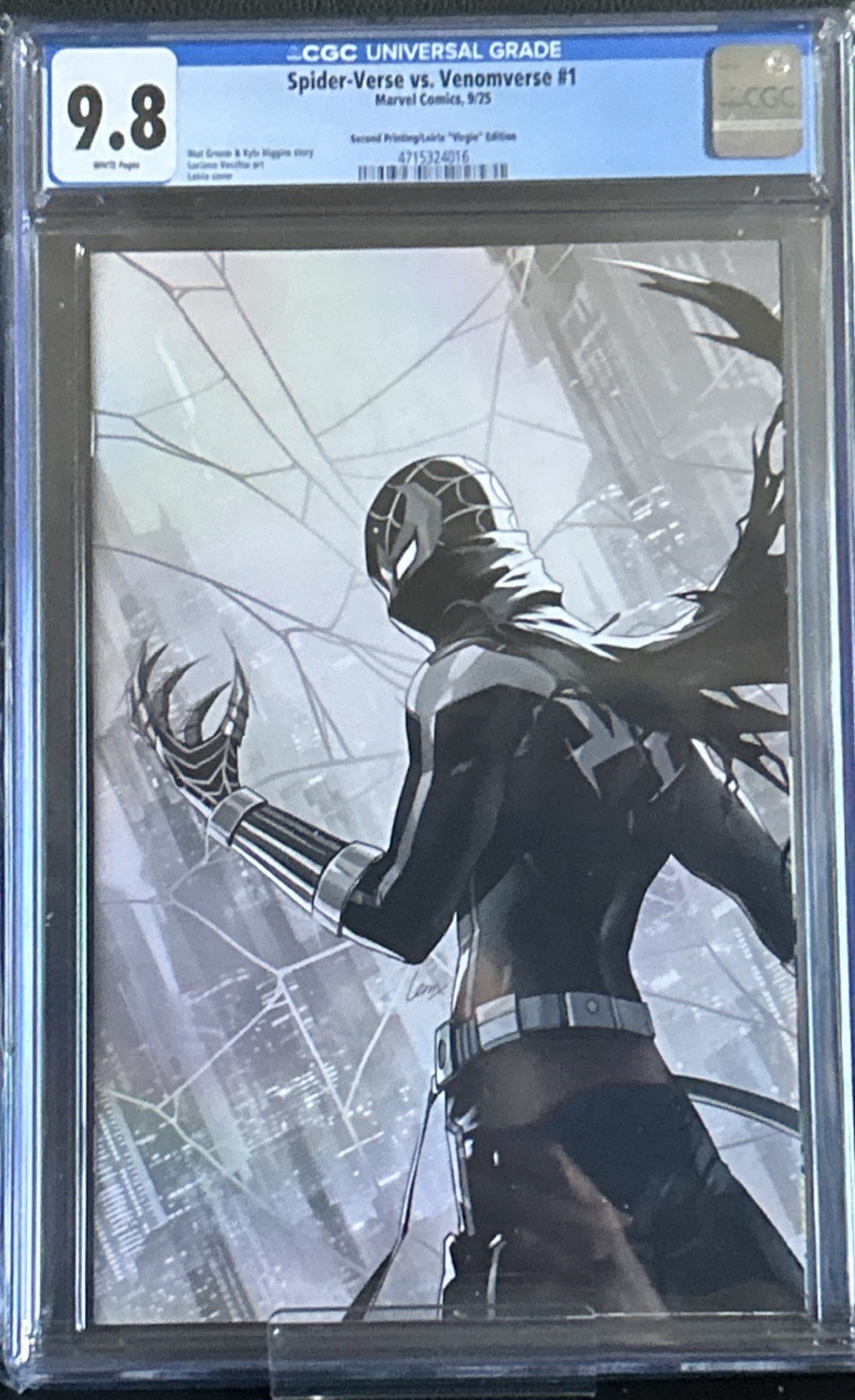 SpiderVerse Vs VenomVerse #1 CGC 9.8 Virgin Edition SpiderVerse Vs VenomVerse #1 CGC 9.8 Virgin Edition