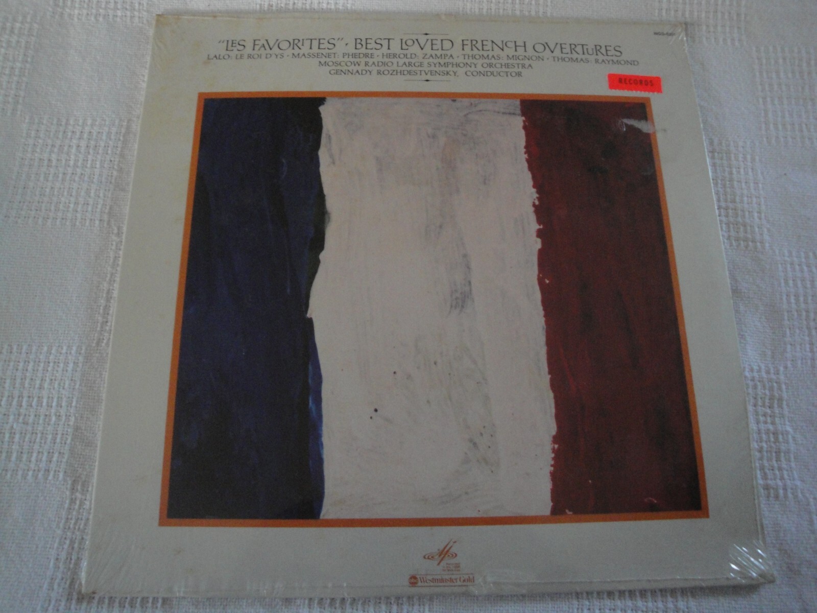 Les Favorites - Best Loved French Overtures VINYL LP ALBUM NEW WESTMINSTER GOLD Les Favorites - Best Loved French Overtures VINYL LP ALBUM NEW WESTMINSTER GOLD