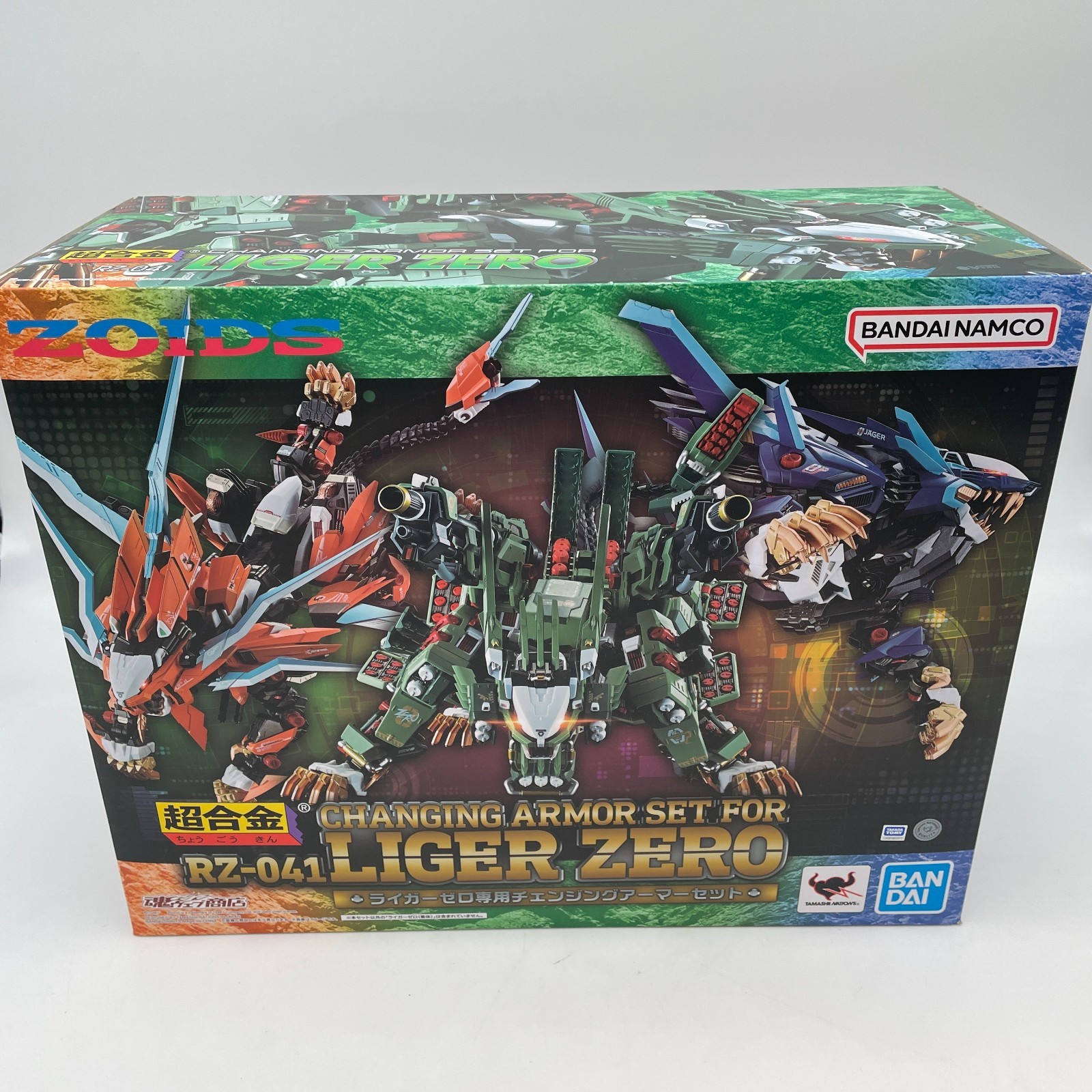 ZOIDS CHOGOKIN CHANGING ARMOR set for RZ-041 LIGER ZERO BANDAI