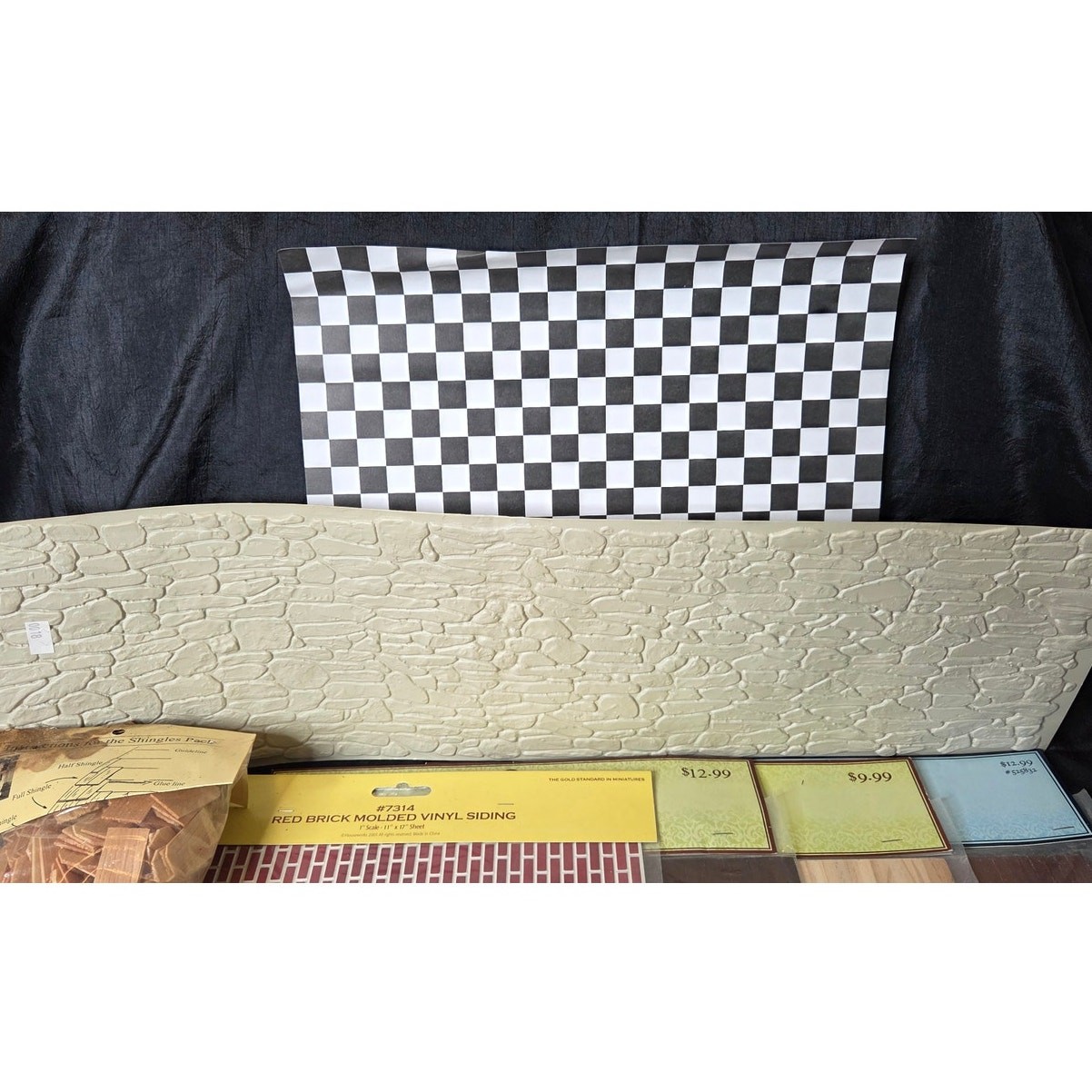 Large Lot Dollhouse Flooring Trim Work Siding Shingles