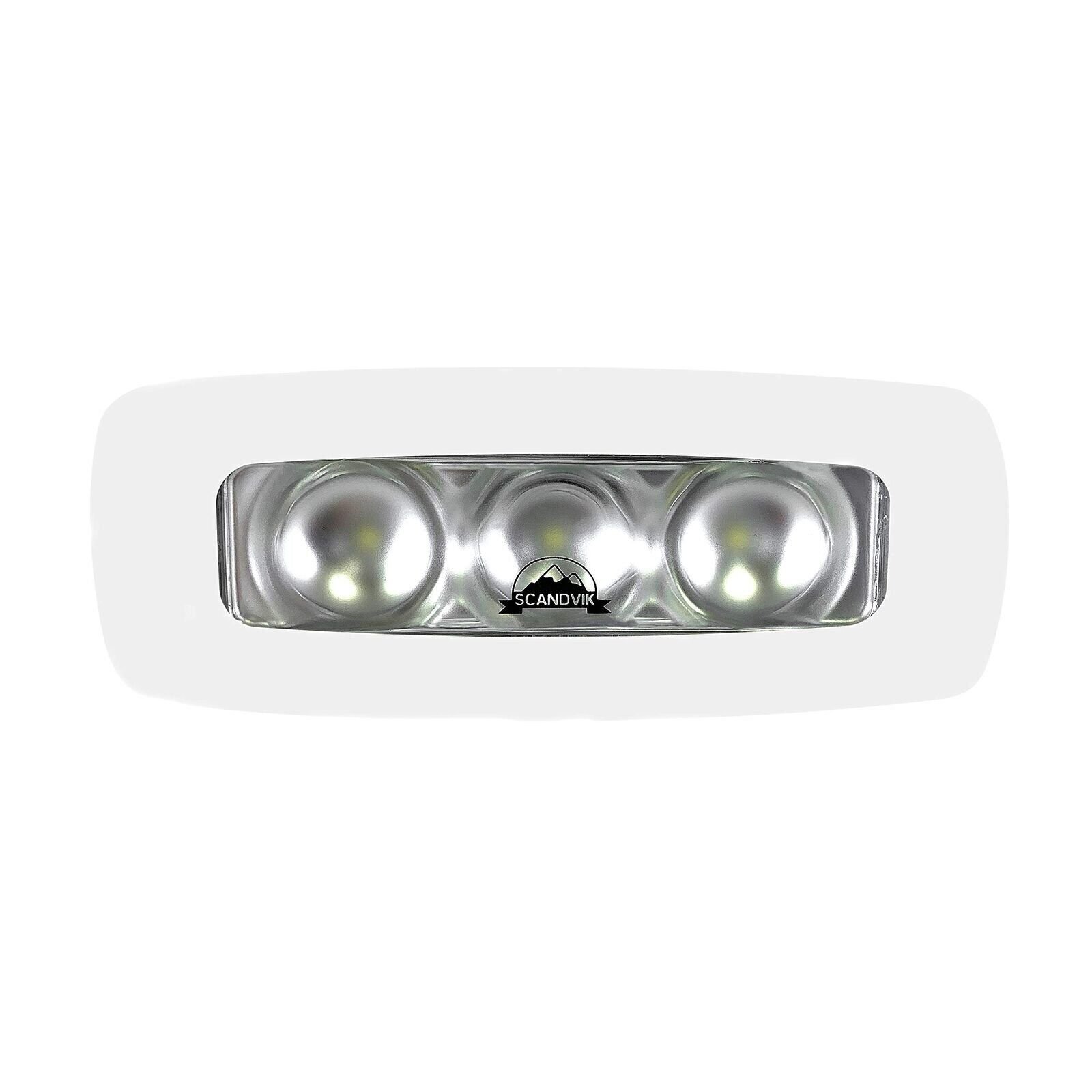 Scandvik 41450P Flush Mount White Spreaderlight 3 x 5W LED Scandvik 41450P Flush Mount White Spreaderlight 3 x 5W LED