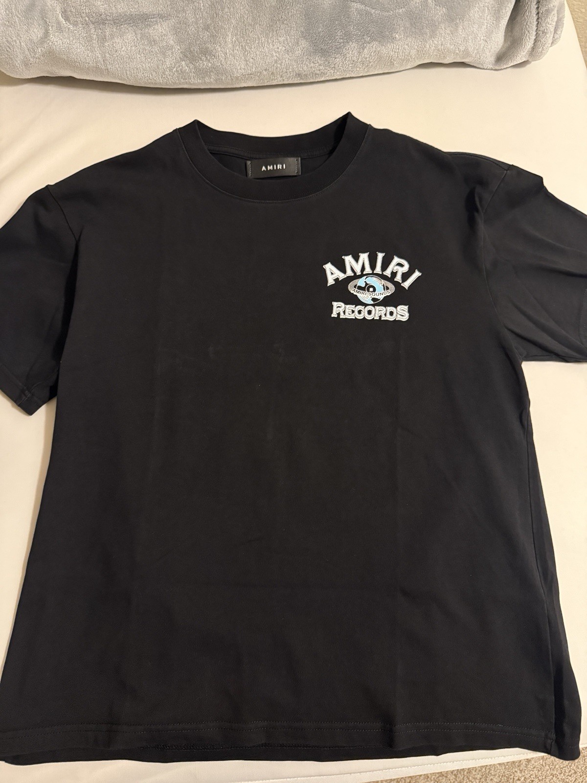 Amiri Mens HOLLYWOOD Logo Graphic T-Shirt Black Small