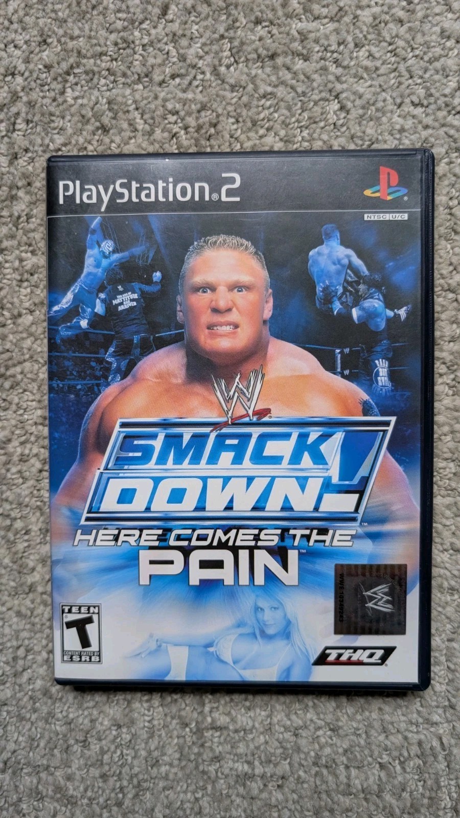 WWE SmackDown Here Comes The Pain PS2 PlayStation 2 CIB Tested