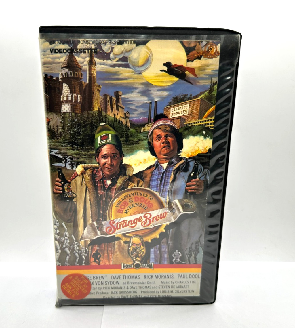 Strange Brew - VHS Tape - Clam Shell - Cult Comedy - MGM/UA Home Video - Rental