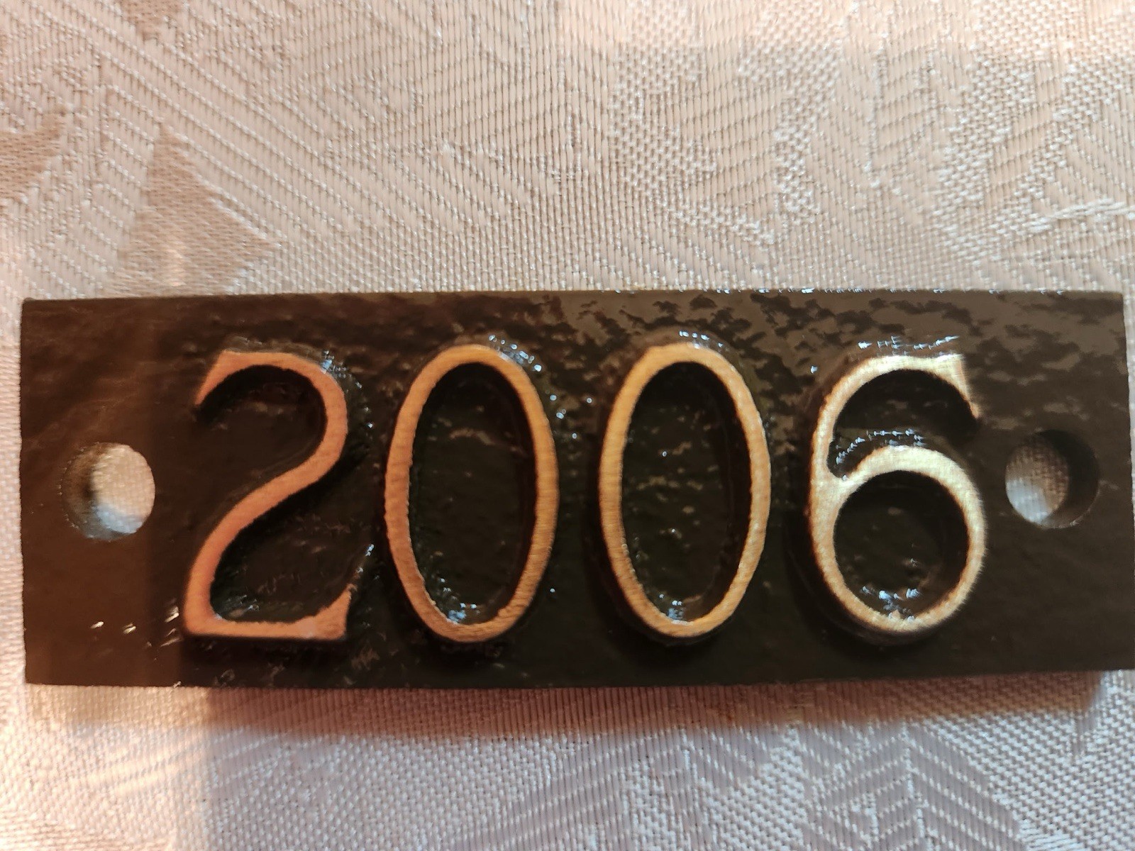 2006 Headstone Monument Date Plates Cast Bronze 1 2006 Headstone Monument Date Plates Cast Bronze 1