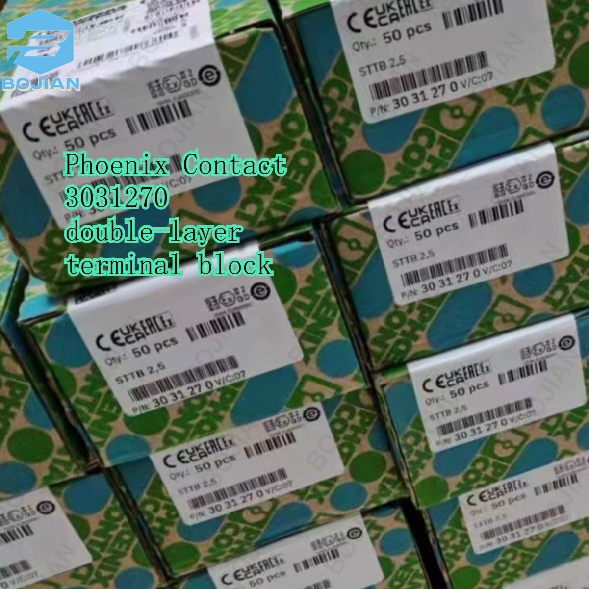 3031270 double layer terminal STTB 2.5 50PCS *pt