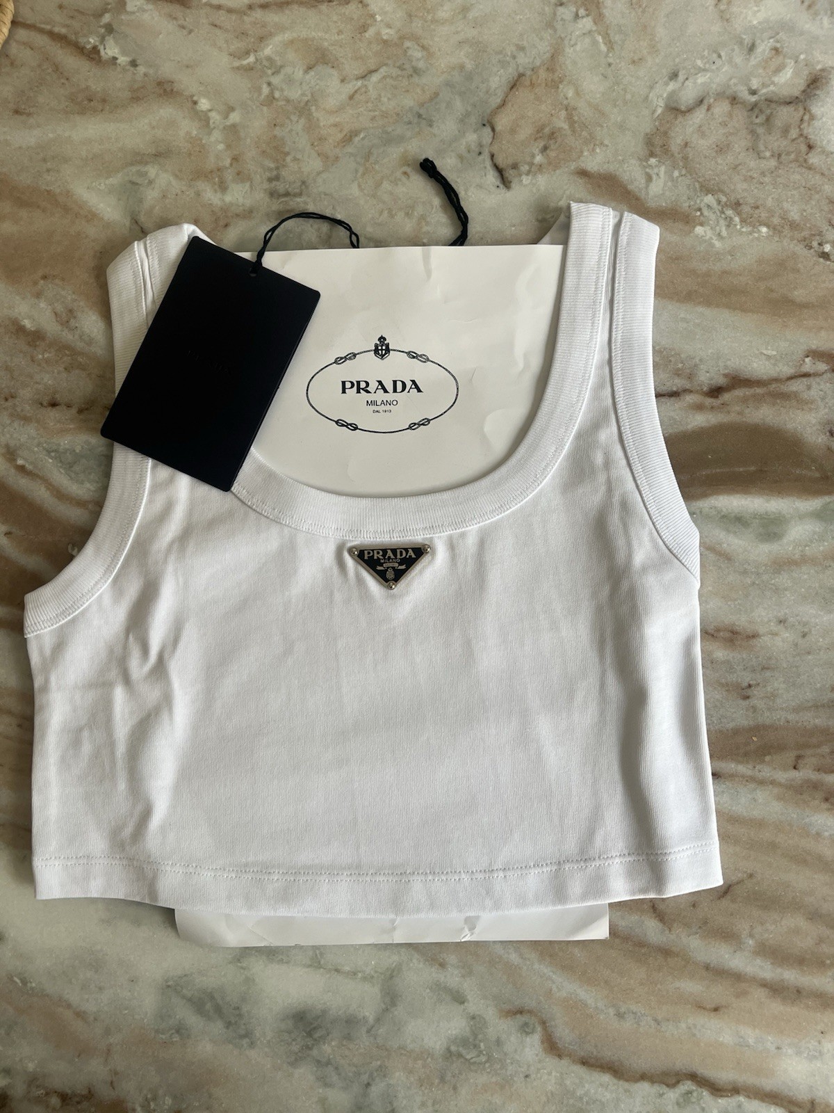 Prada Jersey cropped top | RRP £690