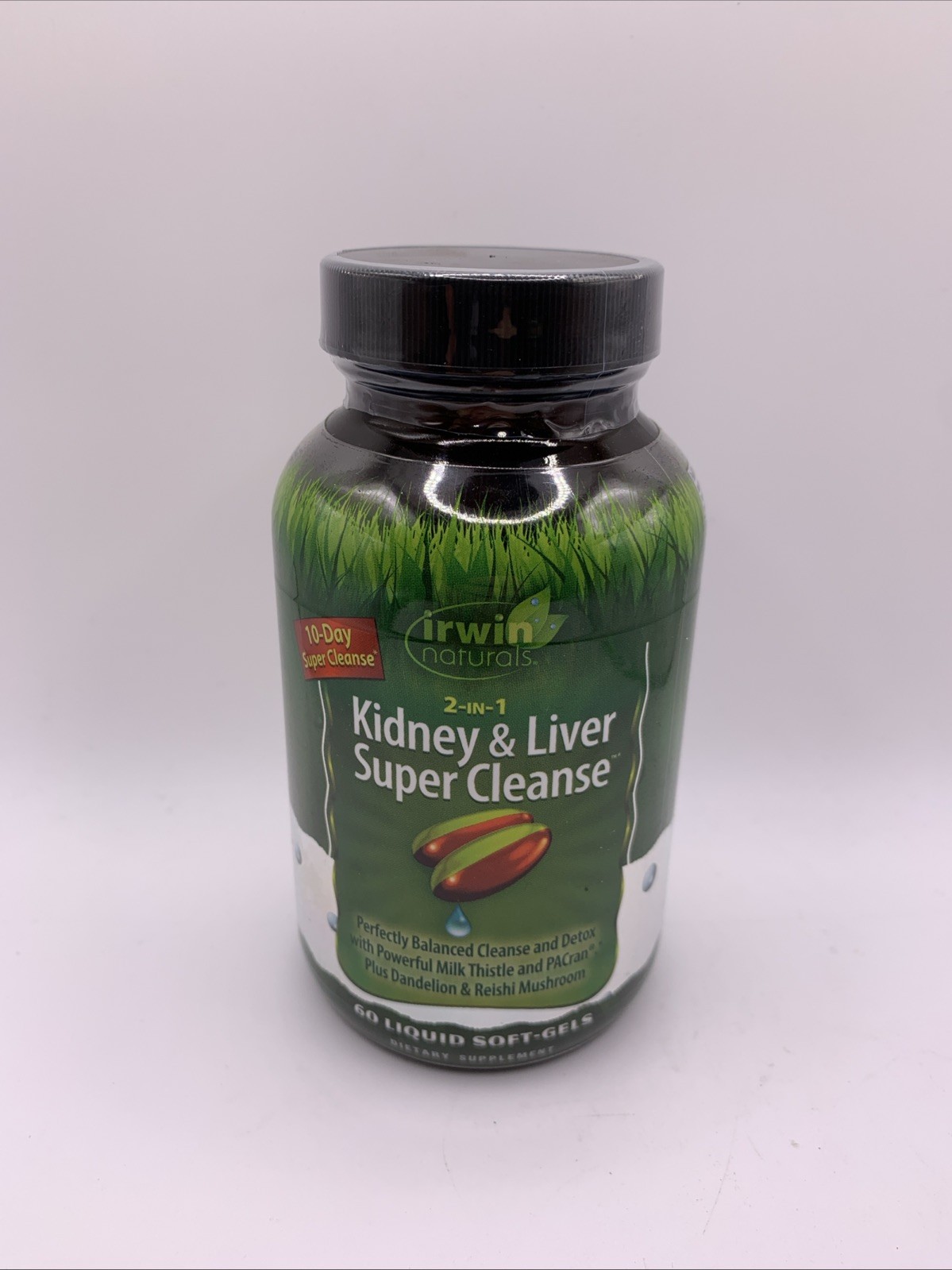 Irwin Naturals 2-in-1 Kidney & Liver Super Cleanse / 60 Softgels 09/2026
