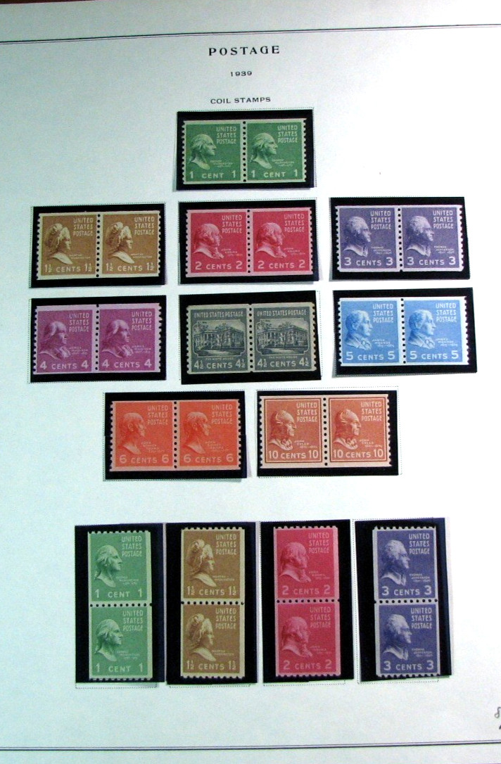 US Stamp Scott# 839-851 Presidential Issue 1938-39 MNH H430 US Stamp Scott# 839-851 Presidential Issue 1938-39 MNH H430