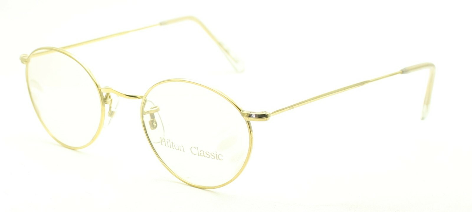 Hilton Classic 5 1038 Gold Oval 47x20mm FRAMES RX Optical Glasses Eyewear - New