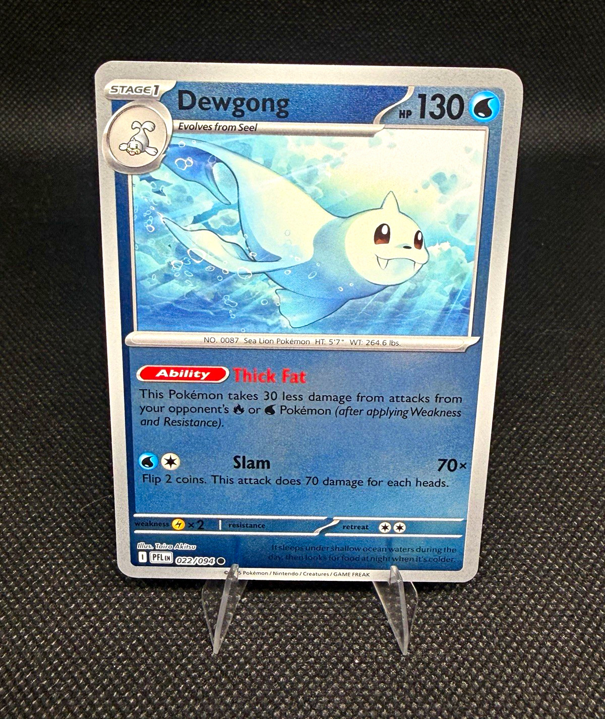 Dewgong 022/094 Furious Fists 130 HP Stage 1 Pokemon TCG Card ENG