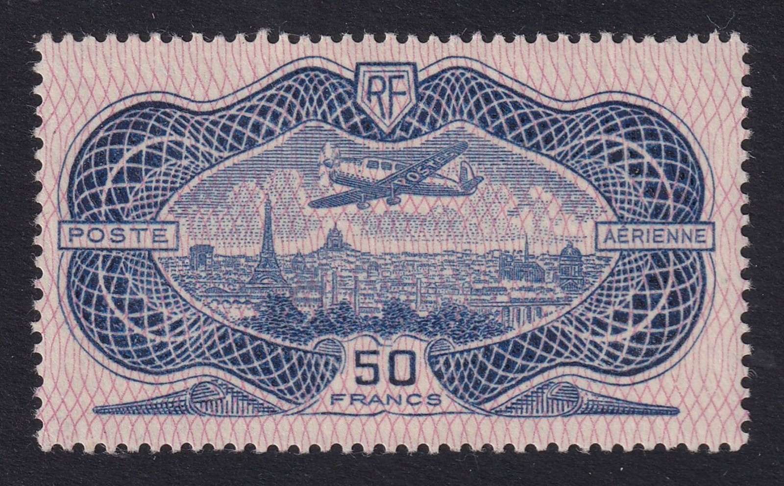 FRANCE 1936 Air 50f Banknote Caudron C-635 SG 541 MH/* (CV £1000) FRANCE 1936 Air 50f Banknote Caudron C-635 SG 541 MH/* (CV £1000)