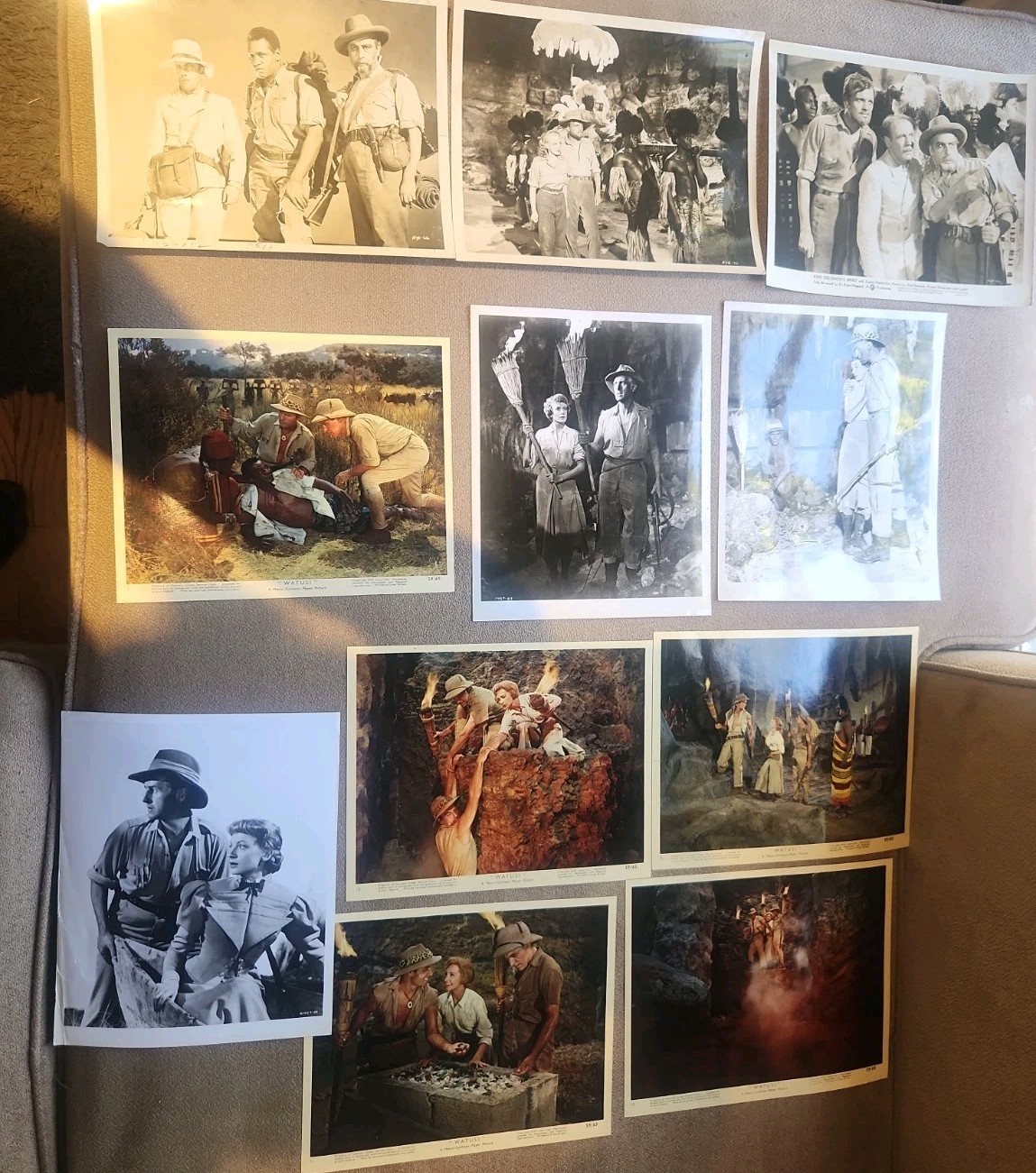 Collection Of 1937/50 King Solomon\'s Mines 1959 Watusi Photos & Lobby Cards