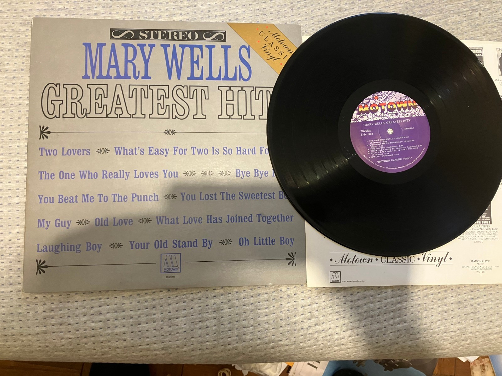 Mary Wells NEAR MINT Greatest Hits 12” Vinyl LP Record Stereo-Motown 2826ML