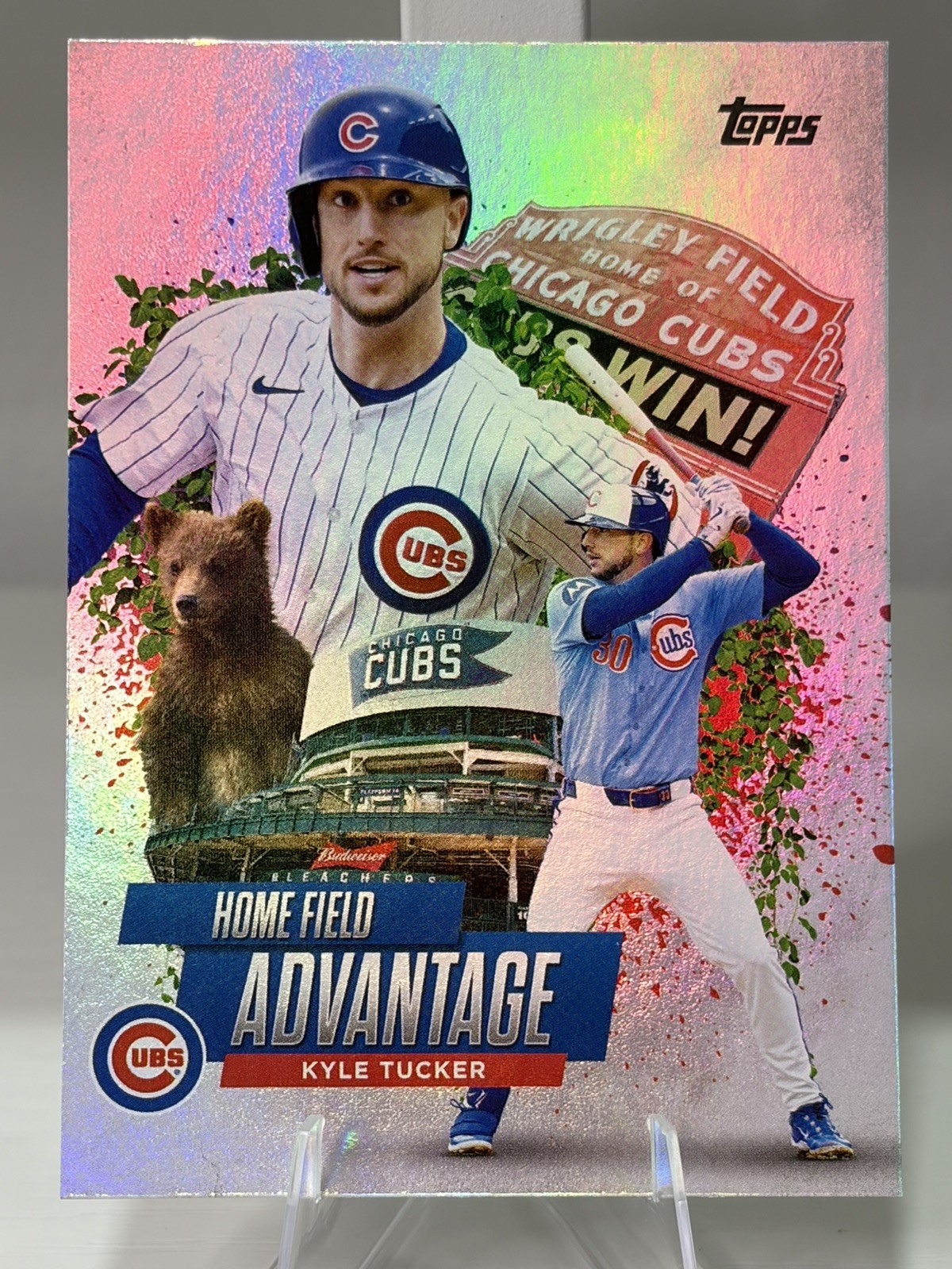 Topps 2025 Update Series Home Field Advantage Kyle Tucker HA-45 Cubs Insert