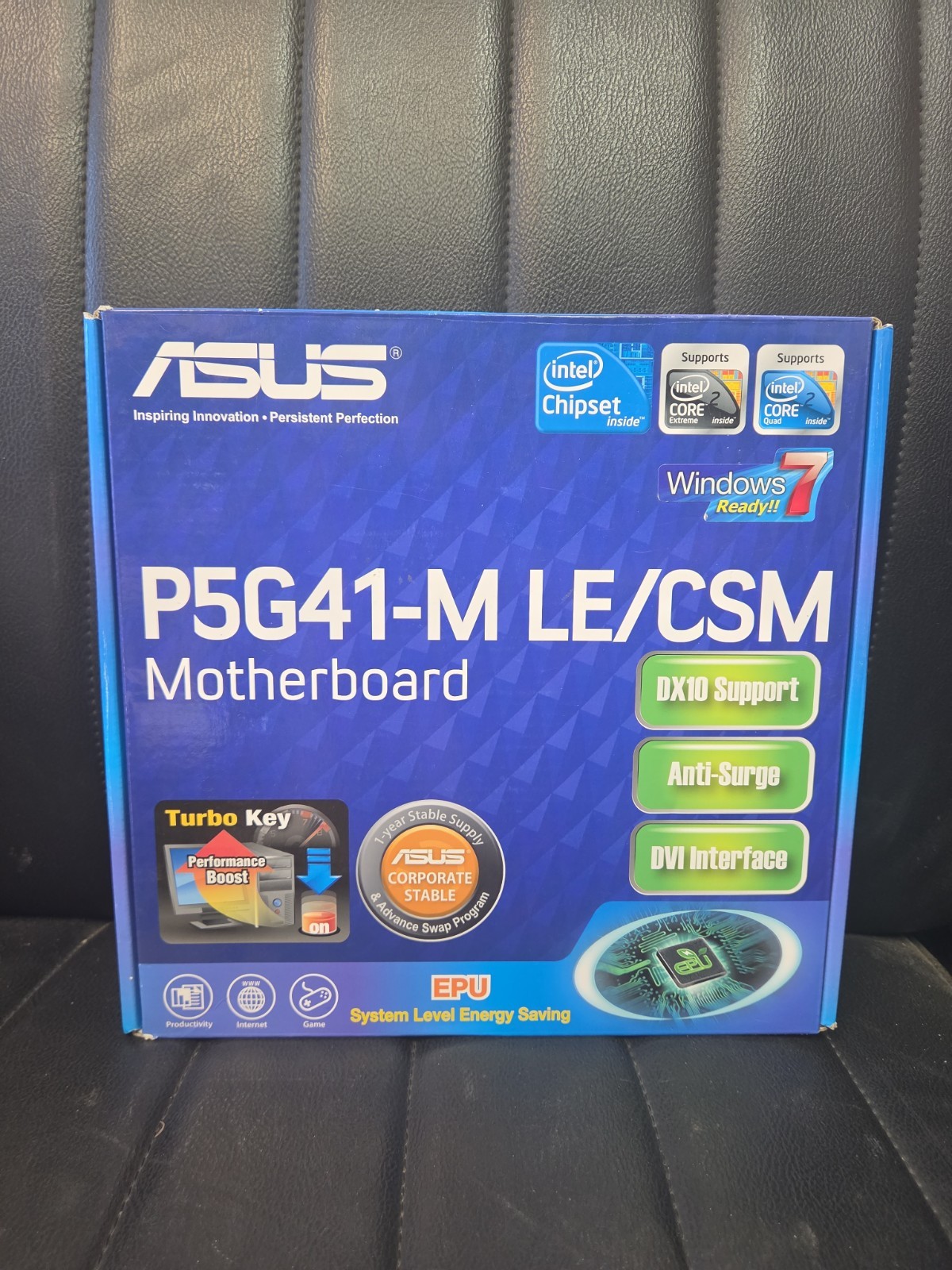 Untested ASUS P5G41-M LE/CSM Motherboard