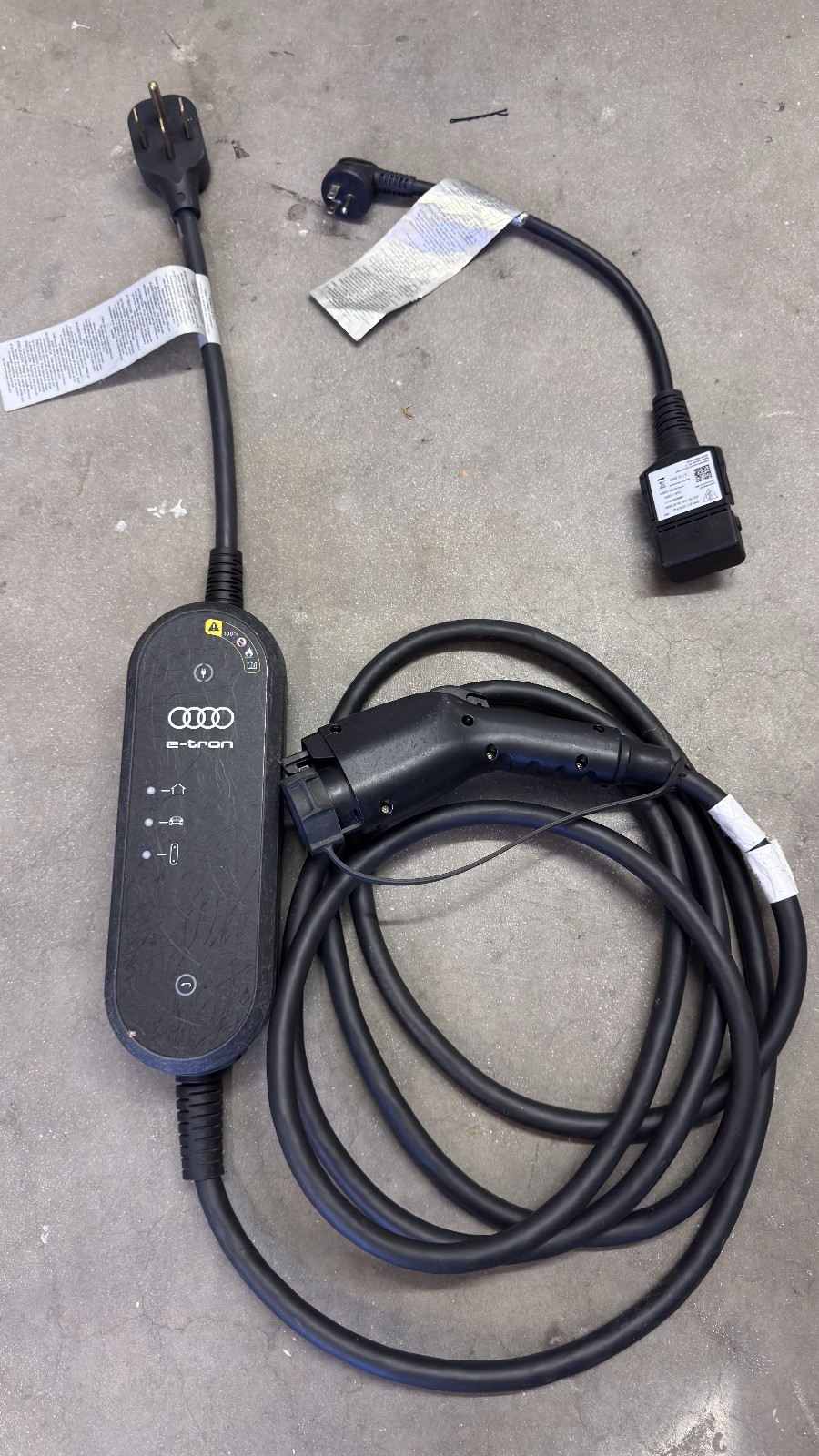 AUDI E-TRON EV CHARGER KIT 9.6KW 40A OEM CABLE CHARGING W/ 14-50 ADAPTER