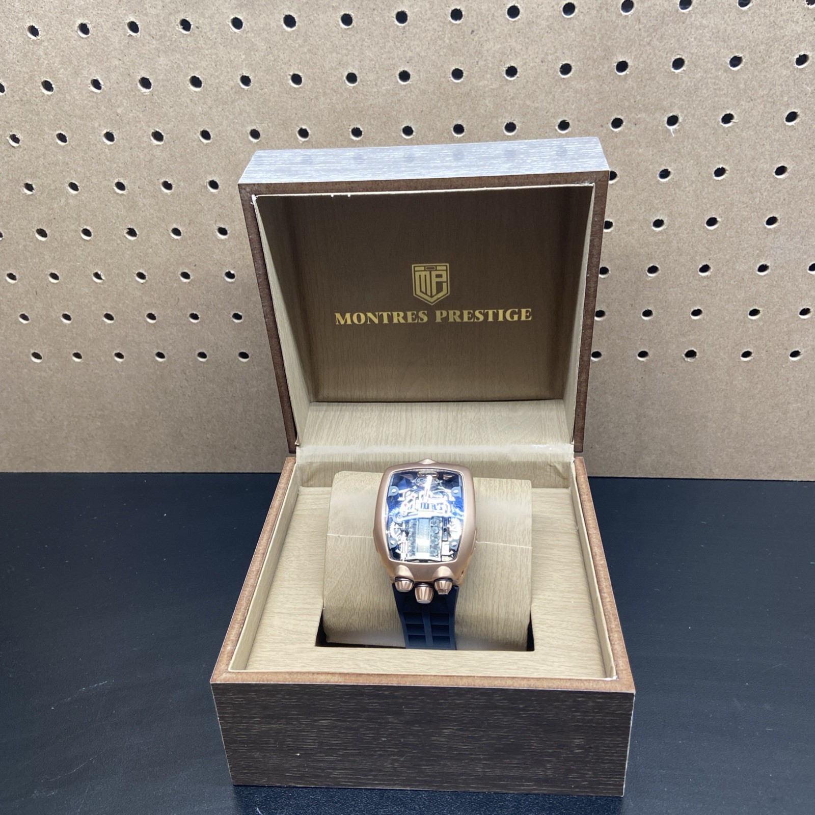 Montres Prestige x Invicta MPW-0160 Automatic Skeleton Watch 44mm Rose Gold New