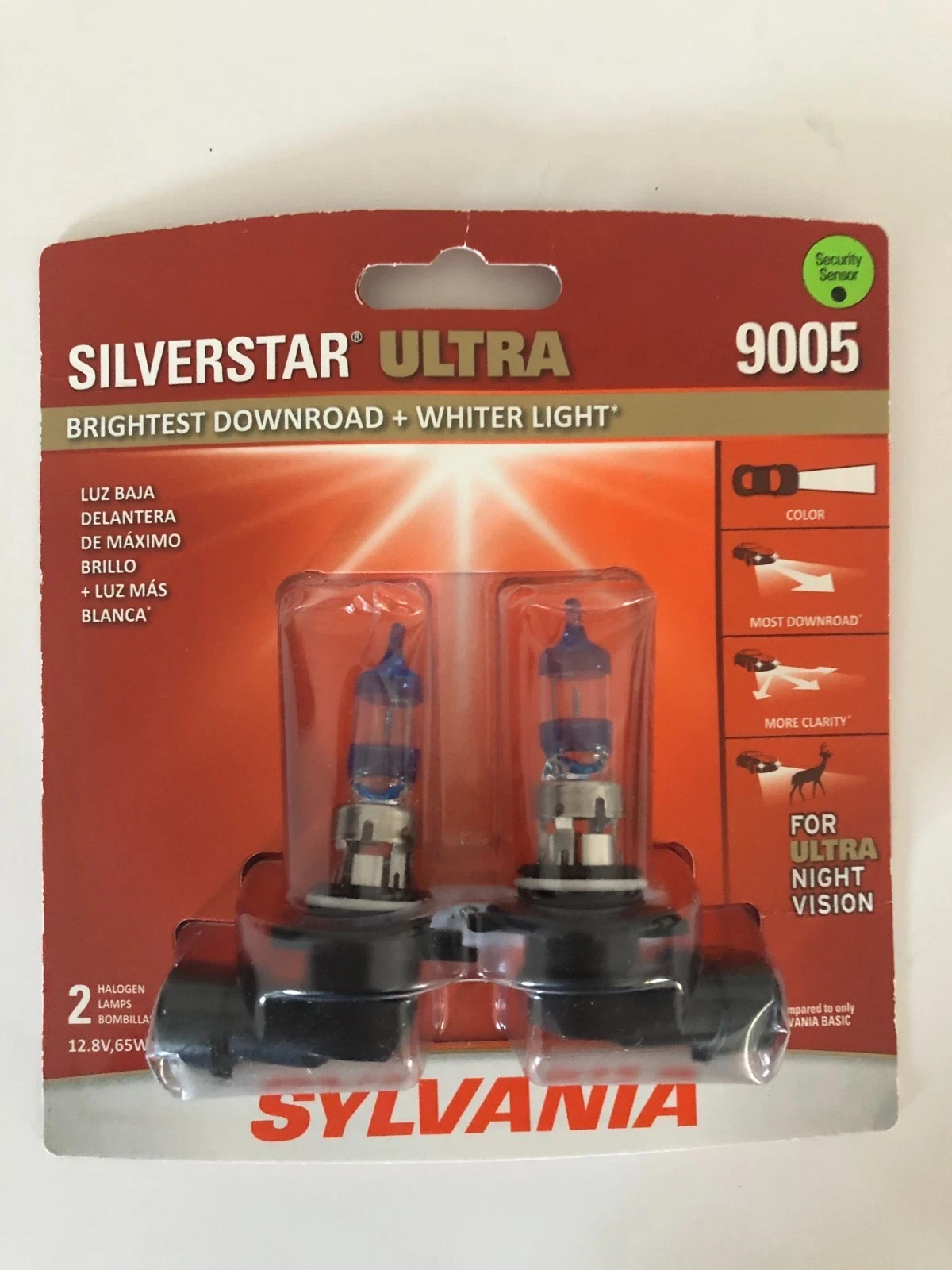 Sylvania 9005 Silverstar Ultra Headlight Bulbs Opened Sylvania 9005 Silverstar Ultra Headlight Bulbs Opened