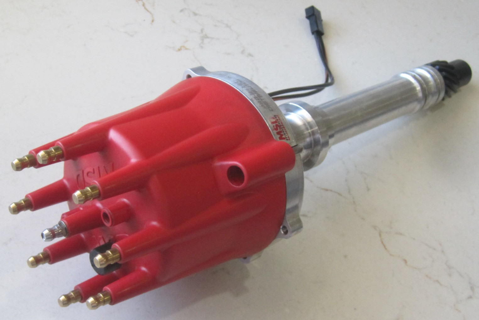 MSD Pro Billet Distributor 85551 BBC SBC Locked Advance