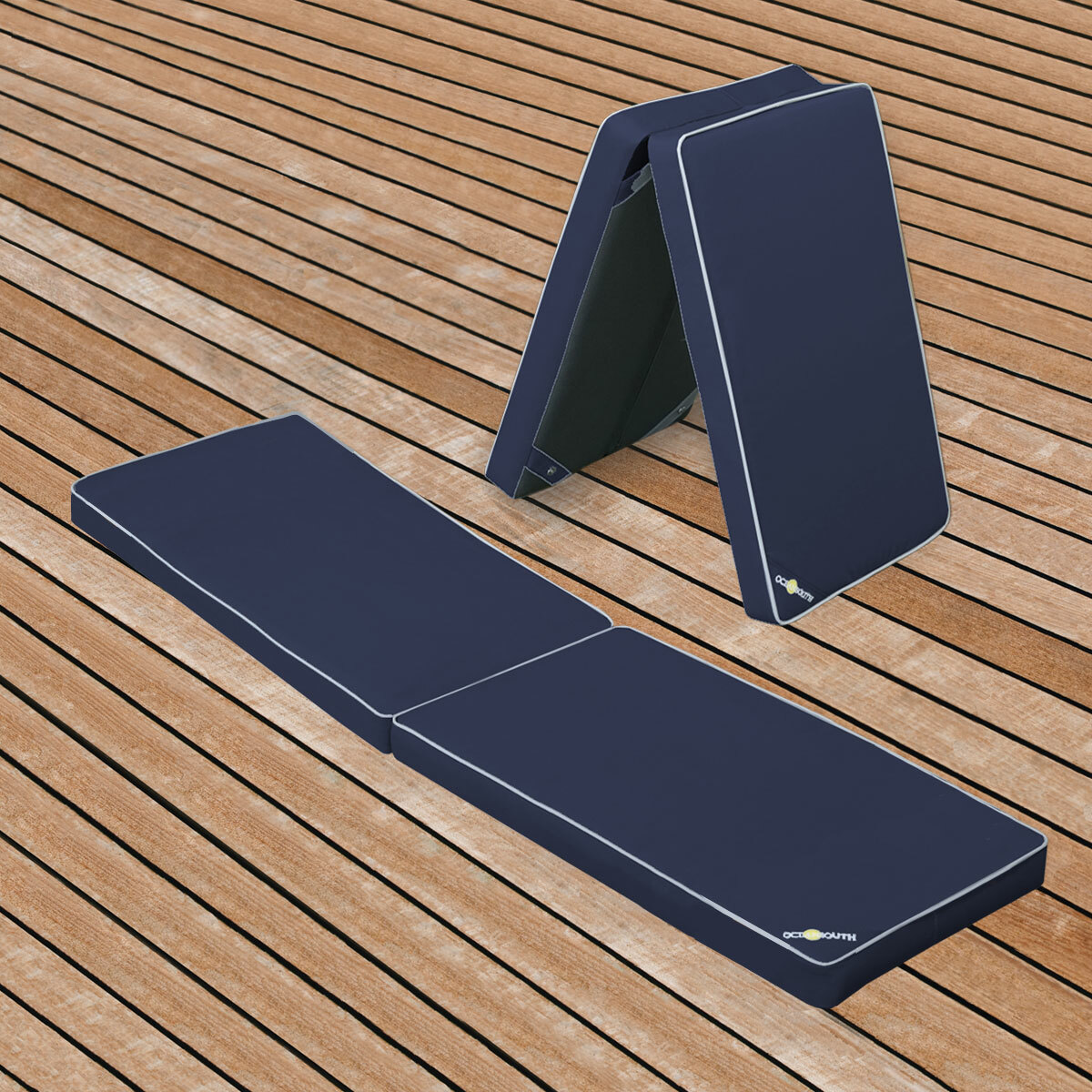 Oceansouth Deck Cushion/Yacht Boat Cushion Hinged Length 59\