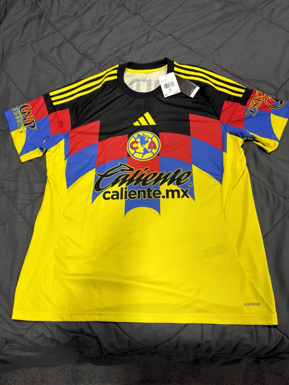 NWT-adidas 2025-26 Club America Aeroready Home Soccer Jersey XL