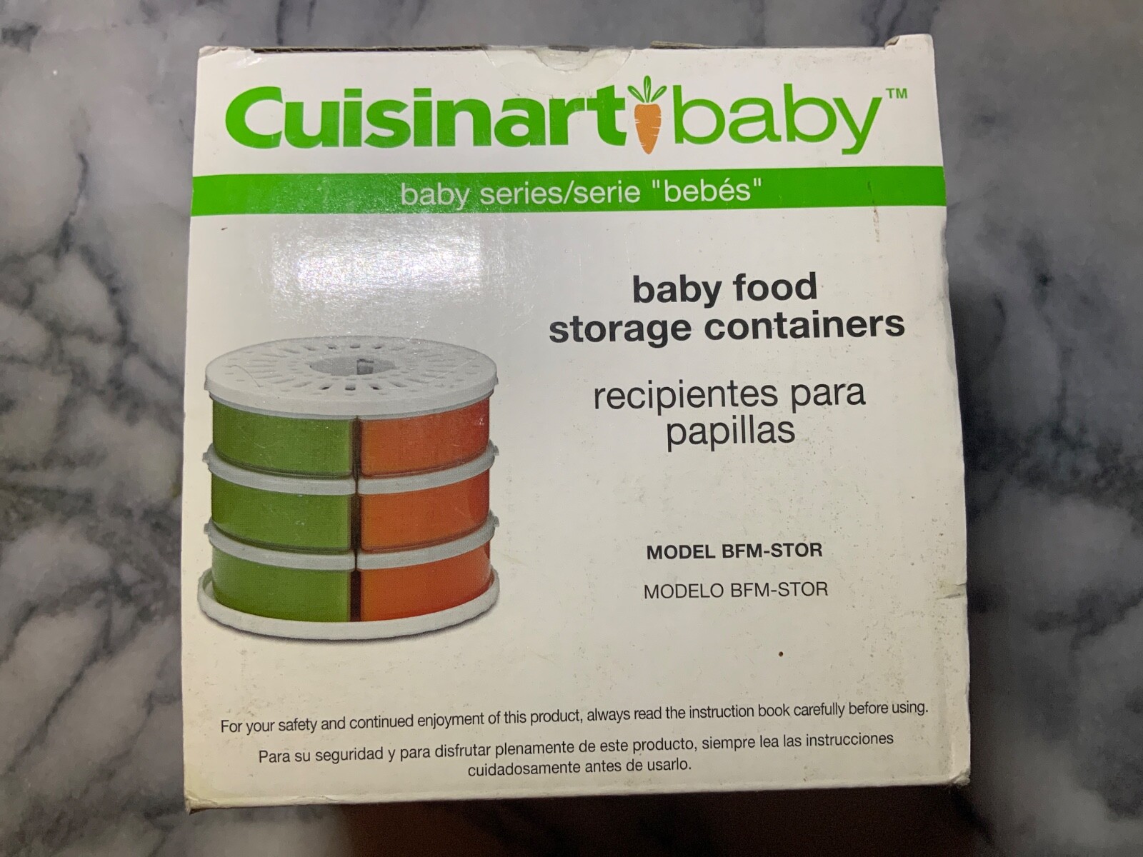 Cuisinart Baby Food Containers compatible w/ Cuisinart baby food maker - New