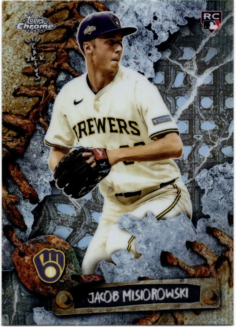 2026 Topps Chrome x Cactus Jack Baseball Jacob Misiorowski #32 RC Brewers