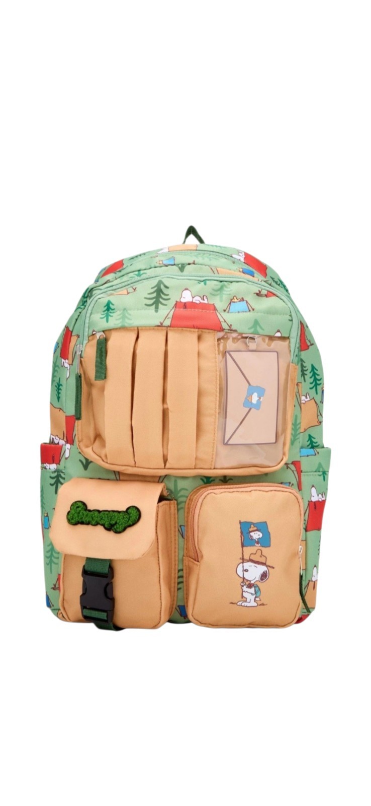 NEW Exclusive Peanuts Snoopy Beagle Scouts Camping Multi-Pocket Backpack NEW Exclusive Peanuts Snoopy Beagle Scouts Camping Multi-Pocket Backpack