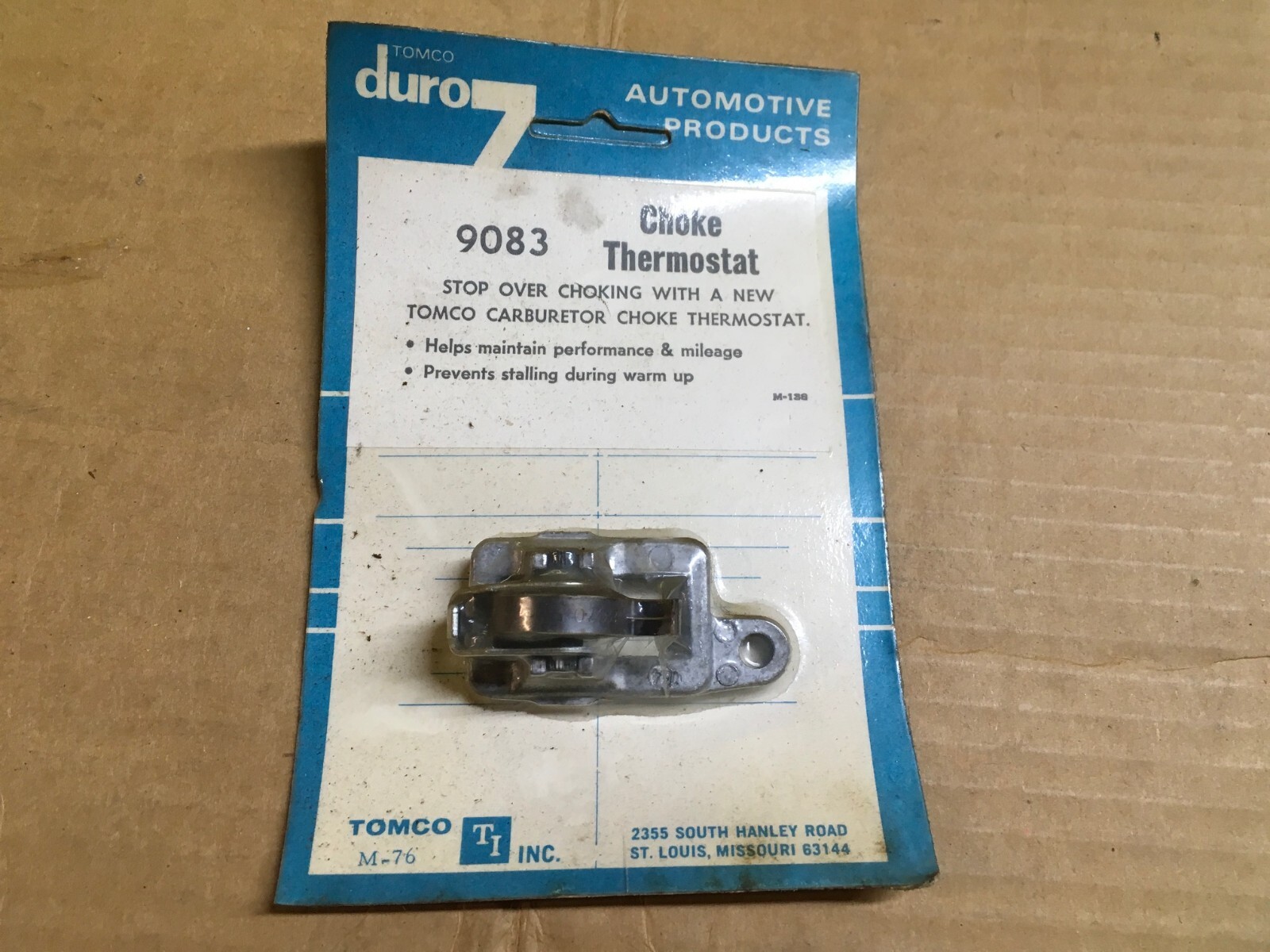 Tomco 9083 Choke Thermostat Fits 1975-76 Pontiac Astre Chevrolet Vega Monza 1BBL Tomco 9083 Choke Thermostat Fits 1975-76 Pontiac Astre Chevrolet Vega Monza 1BBL