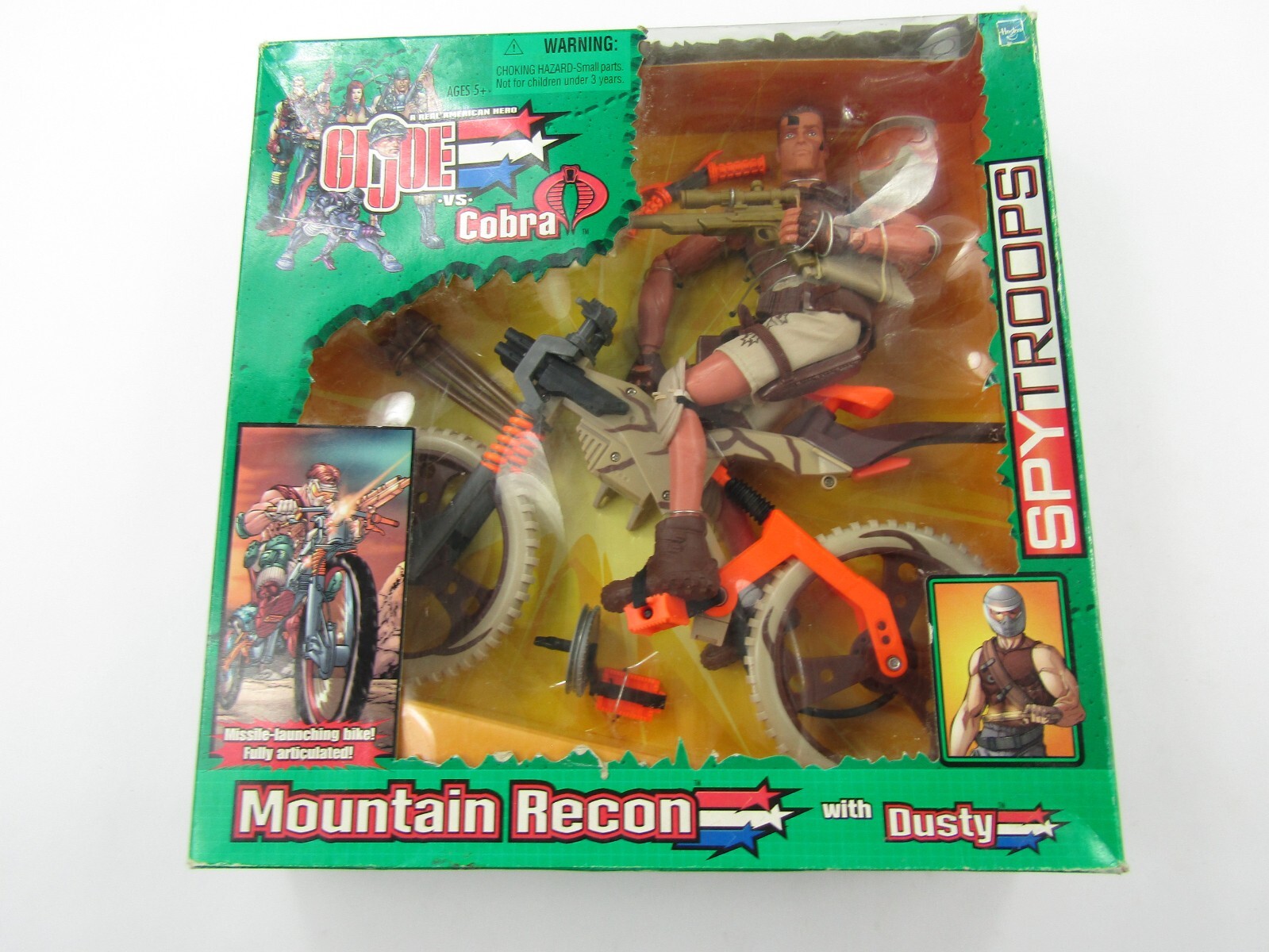 VTG GI Joe vs Cobra Spy Troops Mountain Recon With Dusty Hasbro In Package