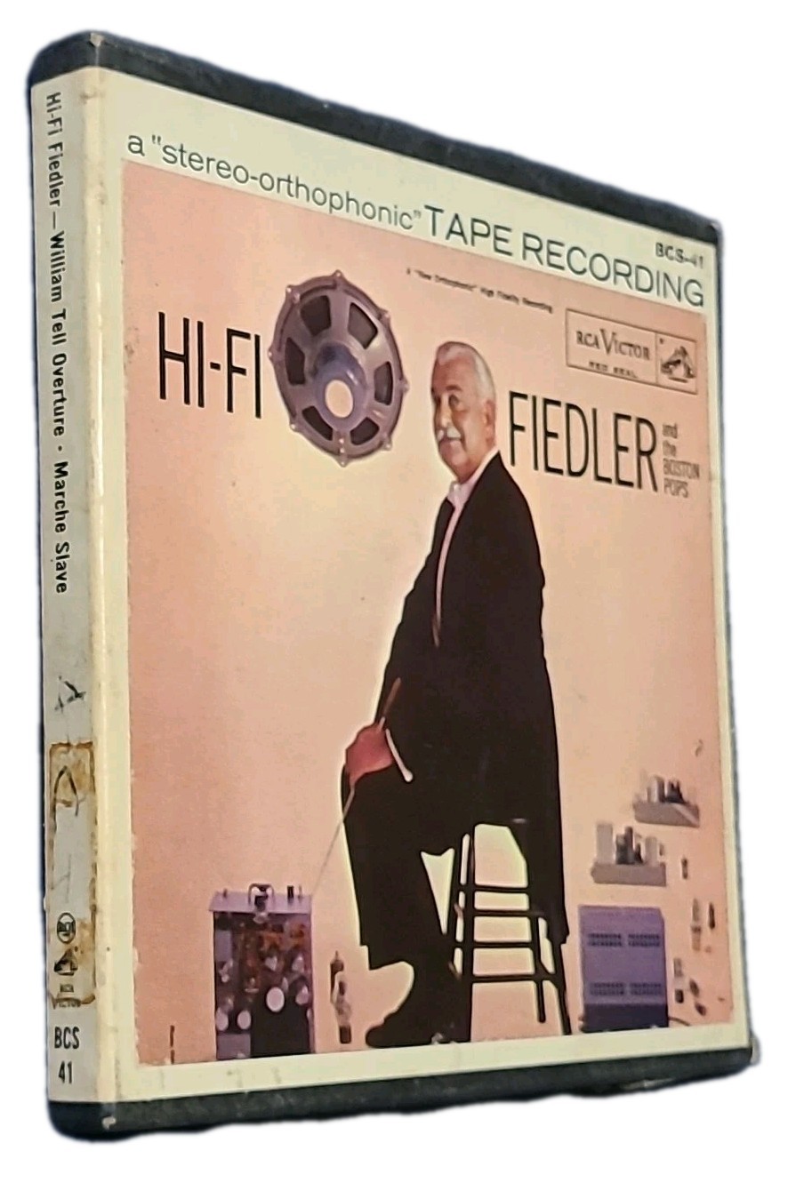 Hi-Fi Fiedler William Tell Overture R2R 7½ IPS Stereo 1957 Boston Pop RCA BCS-41 Hi-Fi Fiedler William Tell Overture R2R 7½ IPS Stereo 1957 Boston Pop RCA BCS-41