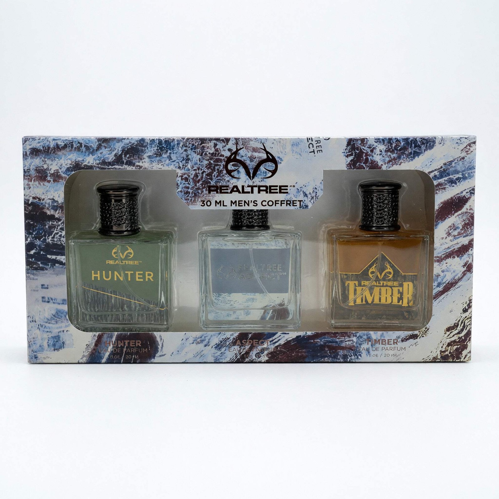 Realtree by Realtree, 3 Piece Coffret Gift Set for Men