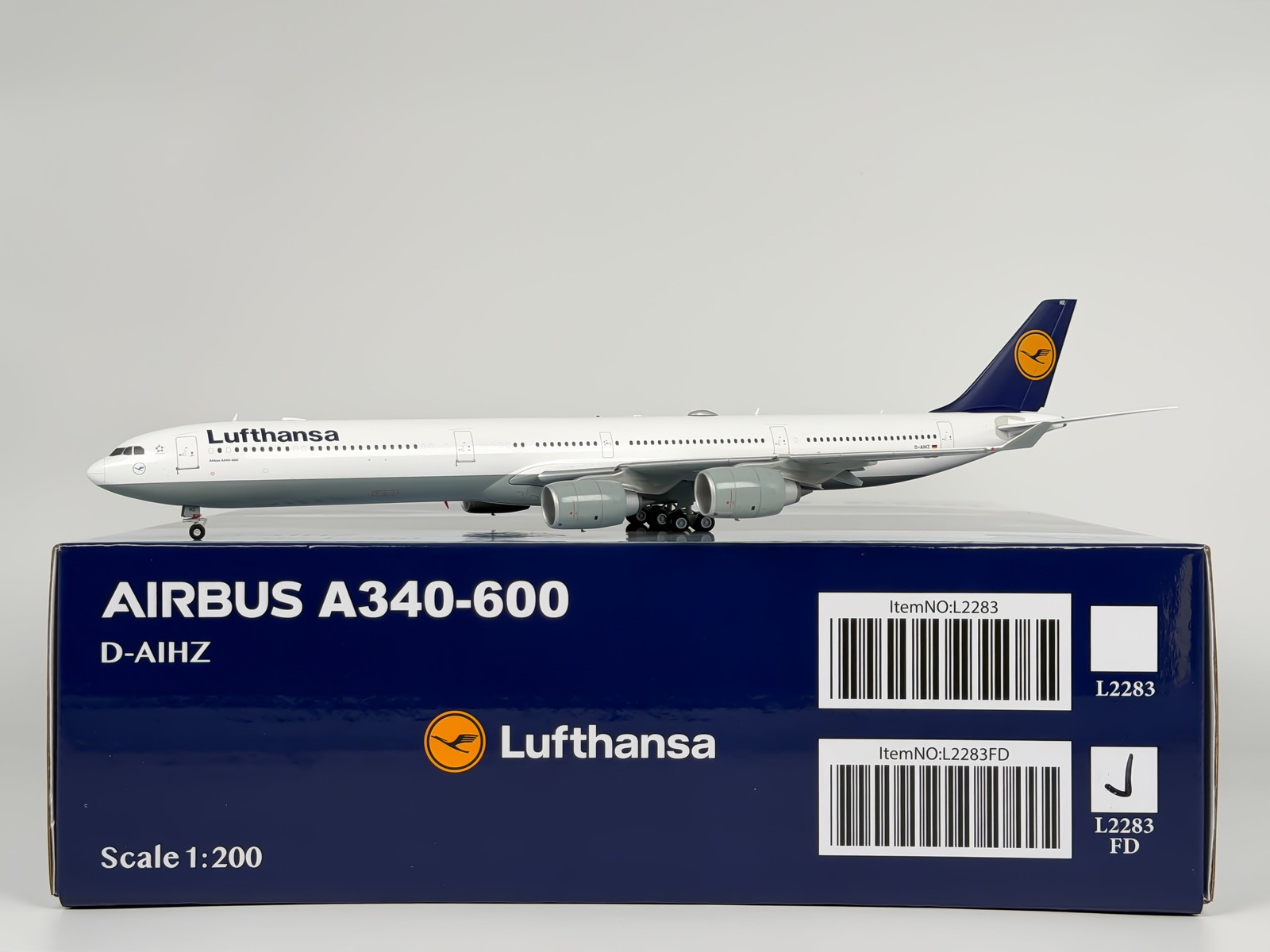 Lufthansa Airbus A340-600 1:200 SQ Wings D-AIHZ (L2283FD)