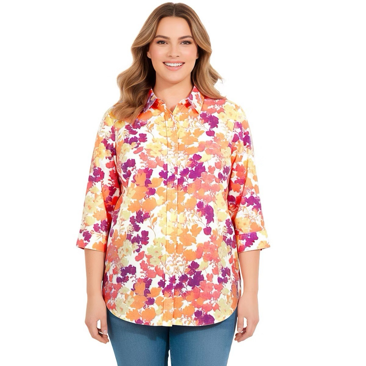 woman within 3/4 sleeve tops woman within 3/4 sleeve tops