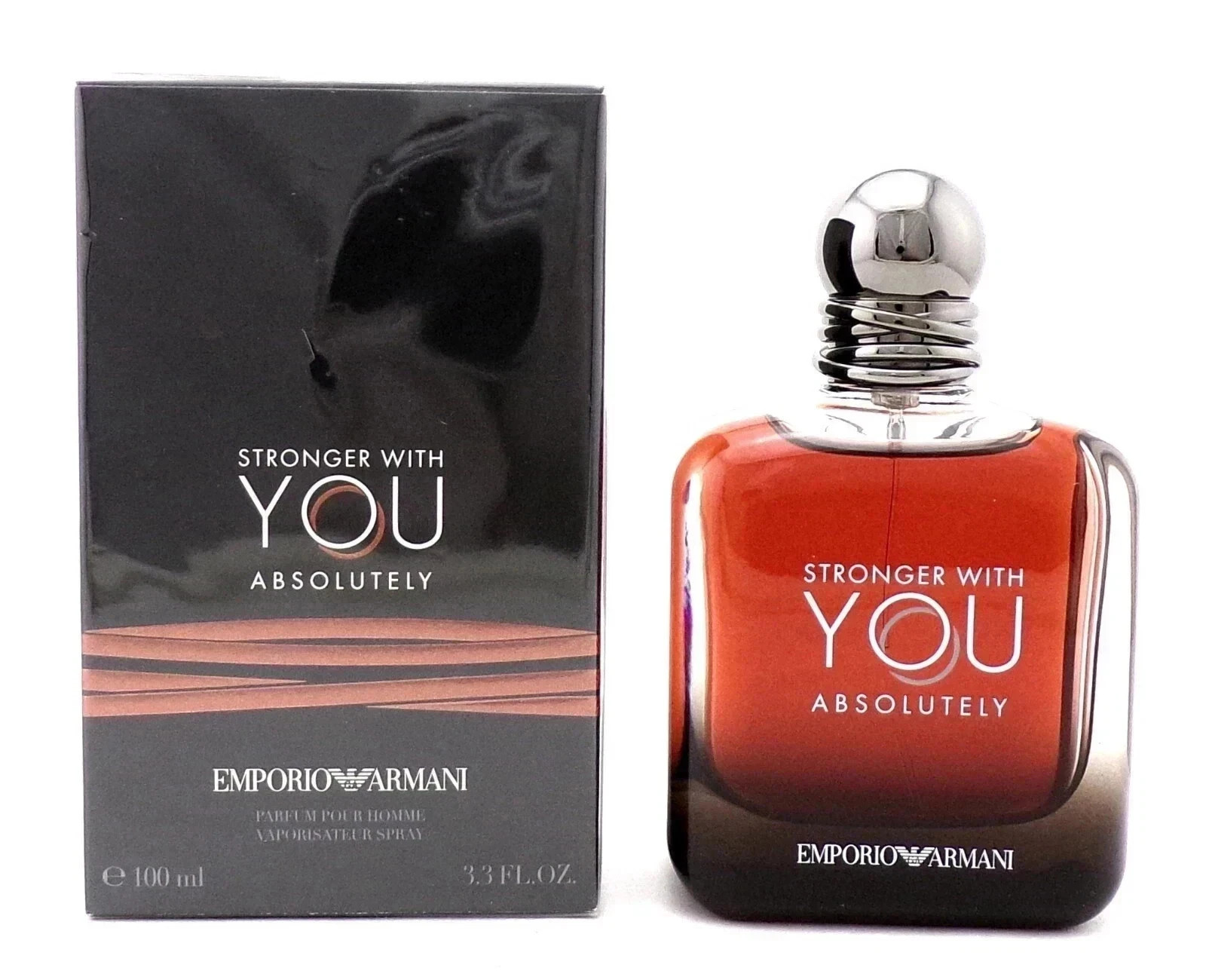 Giorgio Armani Stronger With You Absolutely 100ml 3.3oz Eau de Parfum New In Box Giorgio Armani Stronger With You Absolutely 100ml 3.3oz Eau de Parfum New In Box