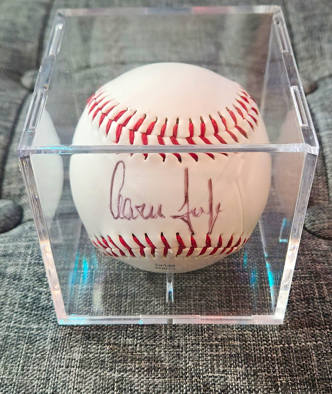 Aaron Judge Autographed Signed Rawlings Baseball W/COA and Case ⚾️ Aaron Judge Autographed Signed Rawlings Baseball W/COA and Case ⚾️