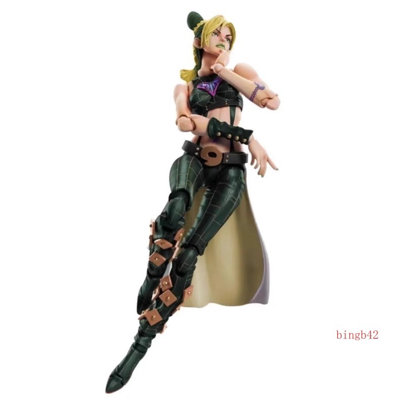 Anime JoJo\'s Bizarre Adventure Jolyne Cujoh Green Action Figure Model Gift New