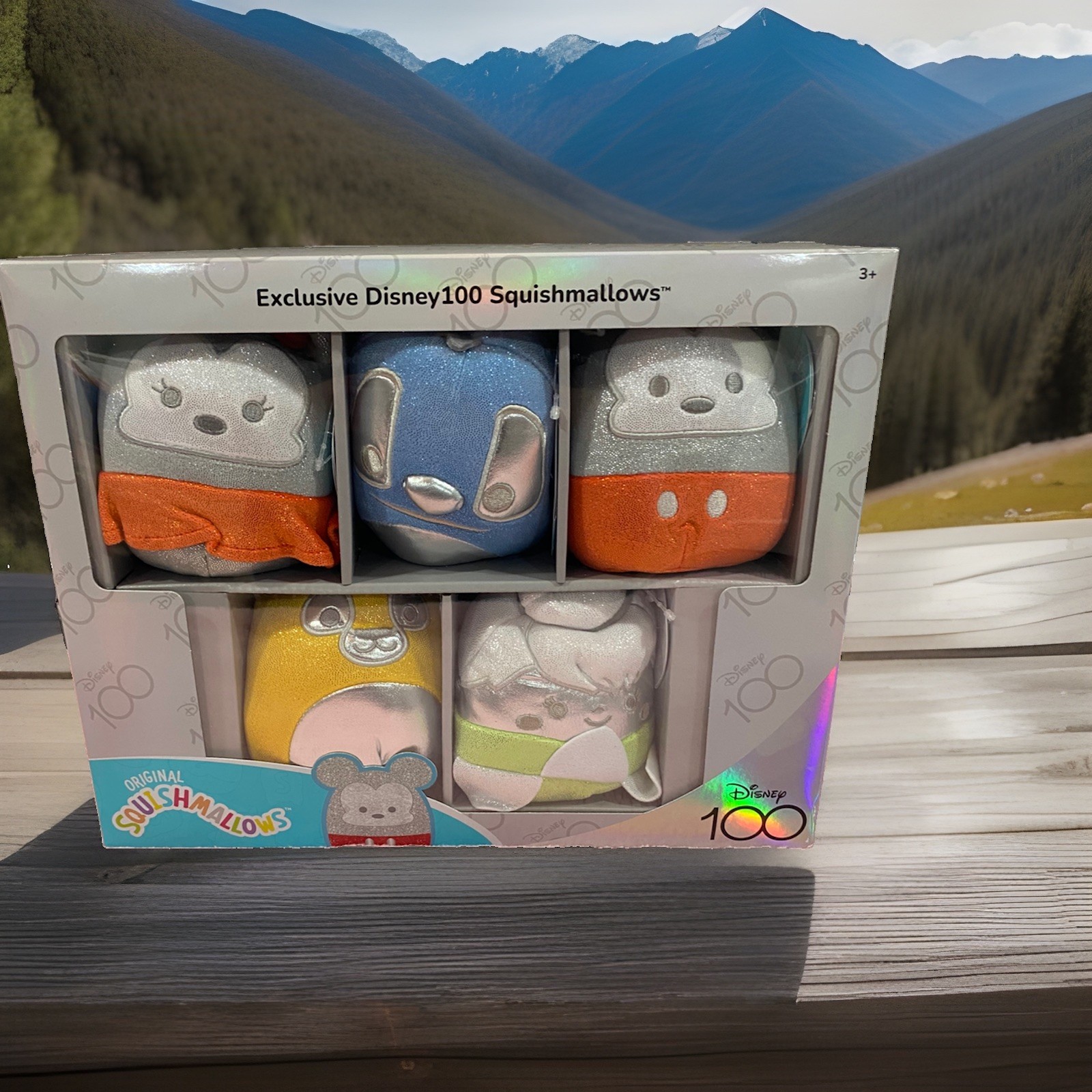 SEALED- Squishmallows Disney100 Mini Plush Stuffed Animals -DAMAGED BOX— SEALED- Squishmallows Disney100 Mini Plush Stuffed Animals -DAMAGED BOX—