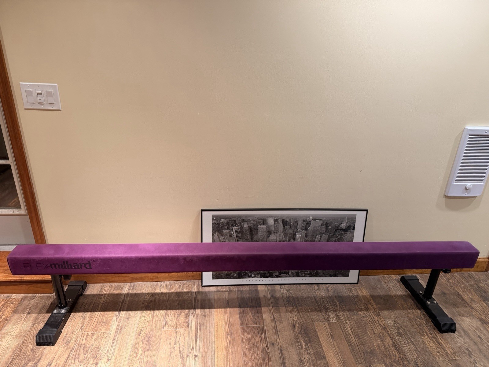 Uimoso 8FT Adjustable Gymnastics Balance Beam, 6.7-22.3 Inch, Purple Uimoso 8FT Adjustable Gymnastics Balance Beam, 6.7-22.3 Inch, Purple