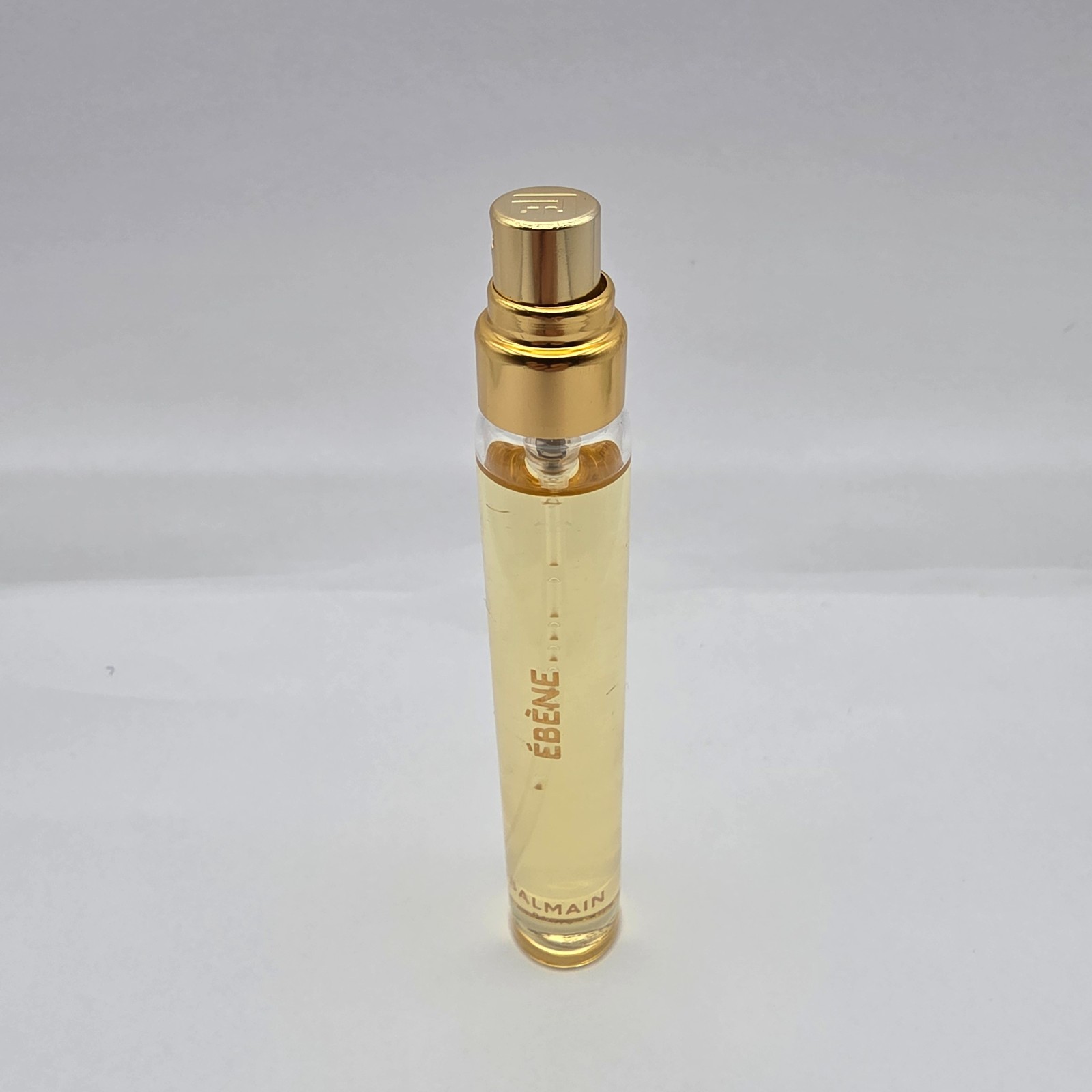 Balmain EBENE Eau De Parfum Travel Spray Size 10mL 0.33 Oz. Balmain EBENE Eau De Parfum Travel Spray Size 10mL 0.33 Oz.