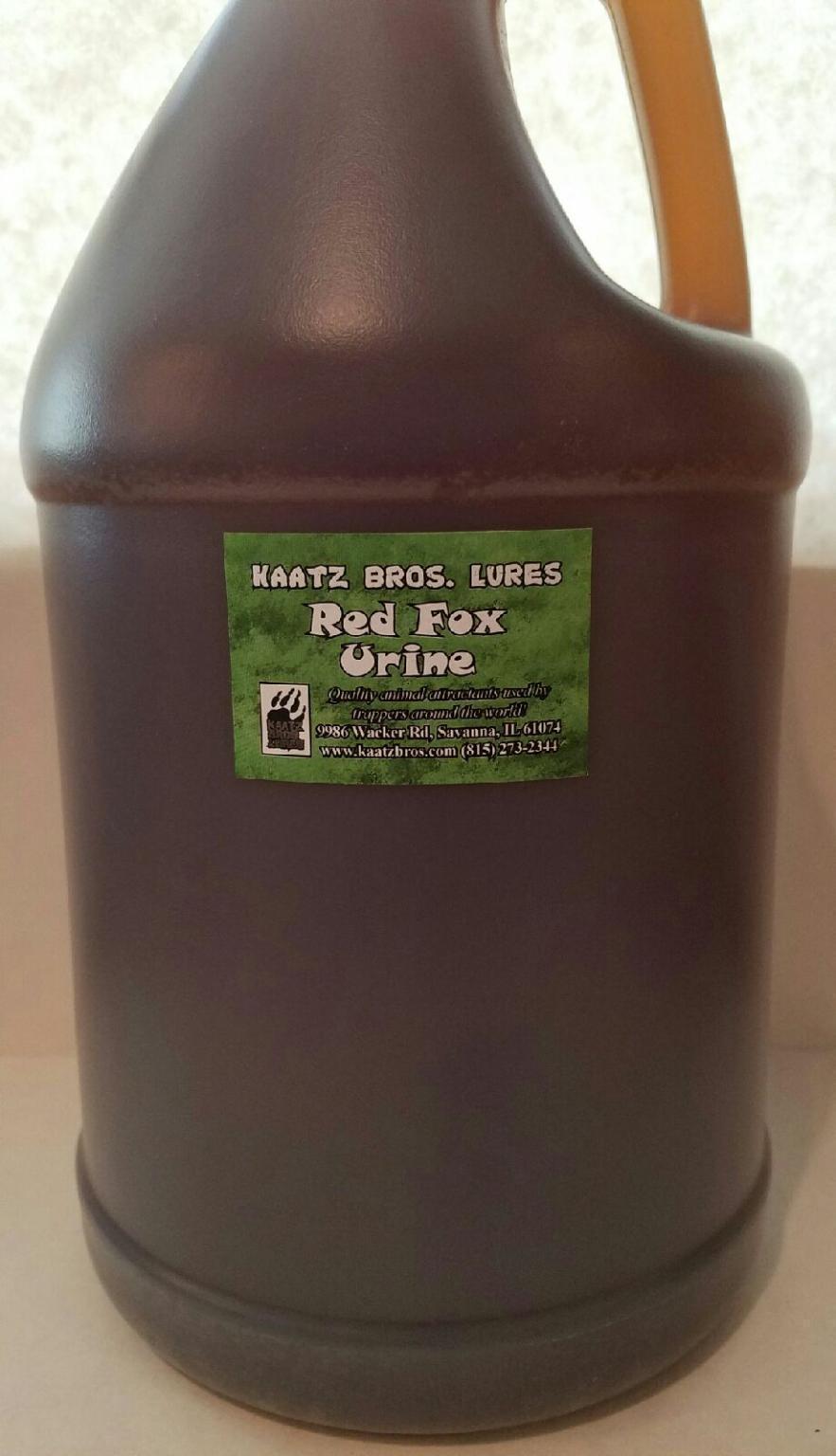 Red Fox Urine 1 gallon Trapping trappers trap fur animal hunting foxes urines Red Fox Urine 1 gallon Trapping trappers trap fur animal hunting foxes urines