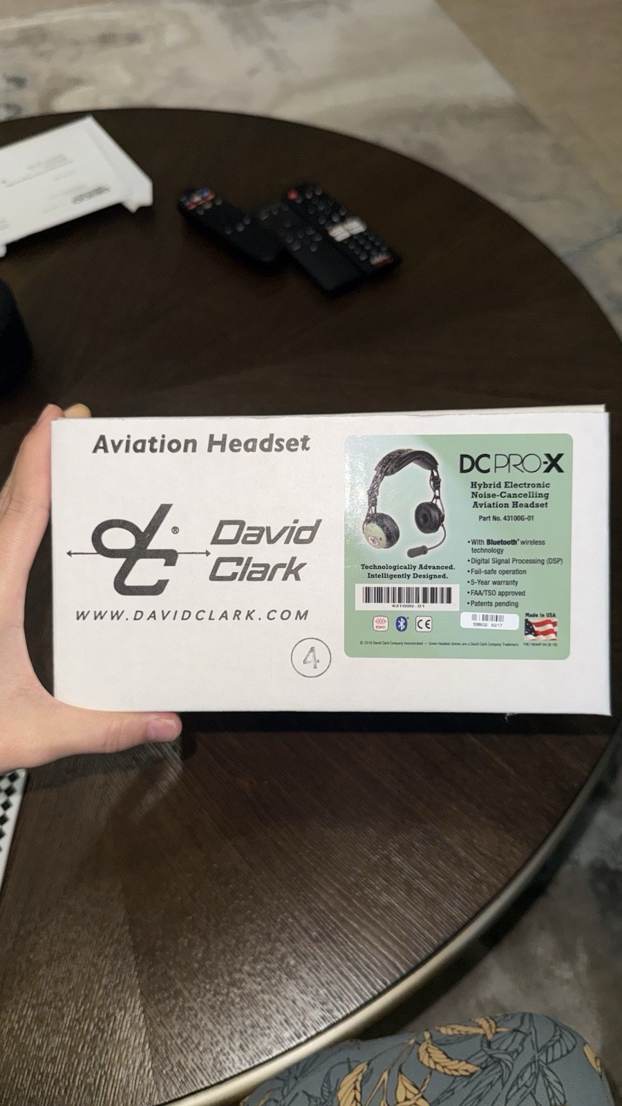 David Clark DC PRO-X Aviation Headset David Clark DC PRO-X Aviation Headset